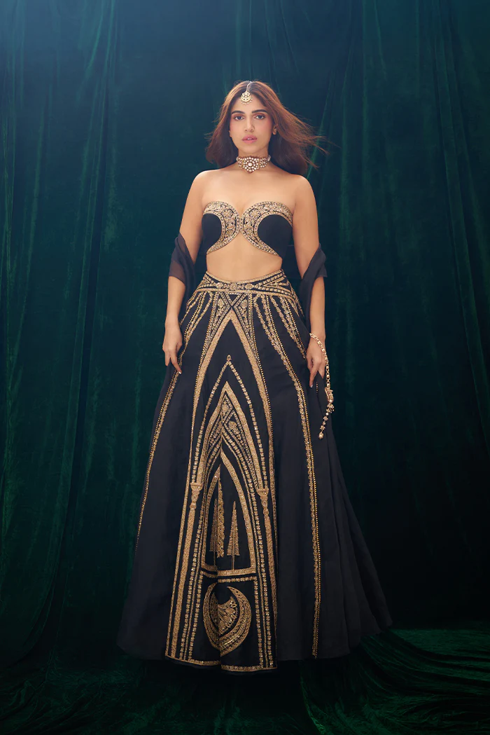 The 'Aankhon ka Paigam' Lehenga - Image 4
