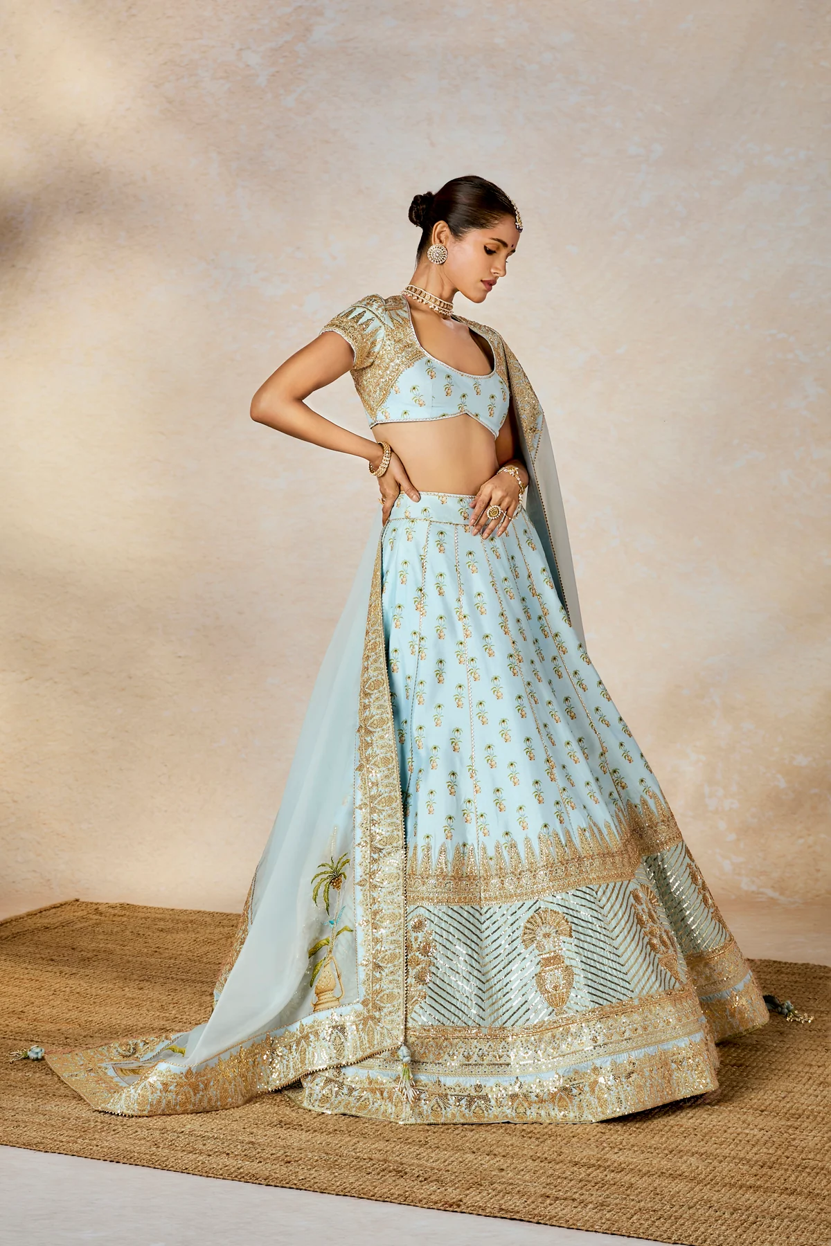 Aasman Lehenga - Image 4