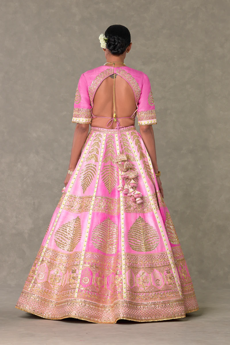 Barfi Pink ‘Paan-Patti’ lehenga - Image 13