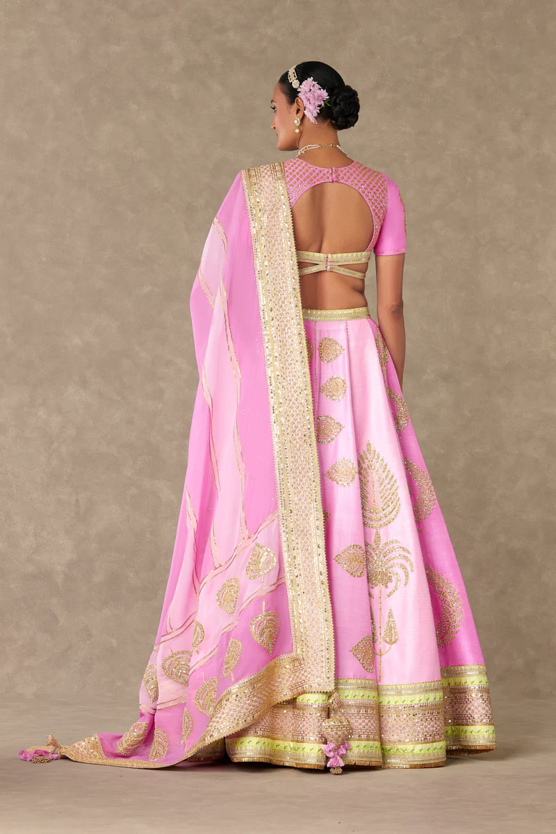 Barfi Pink Sitara Dil Lehenga Set - Image 6