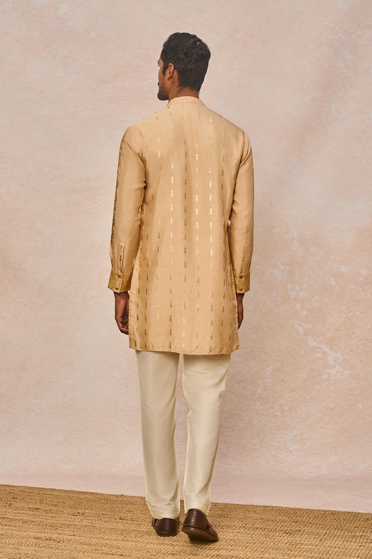 Beige Little Pots Kurta Set - Image 4