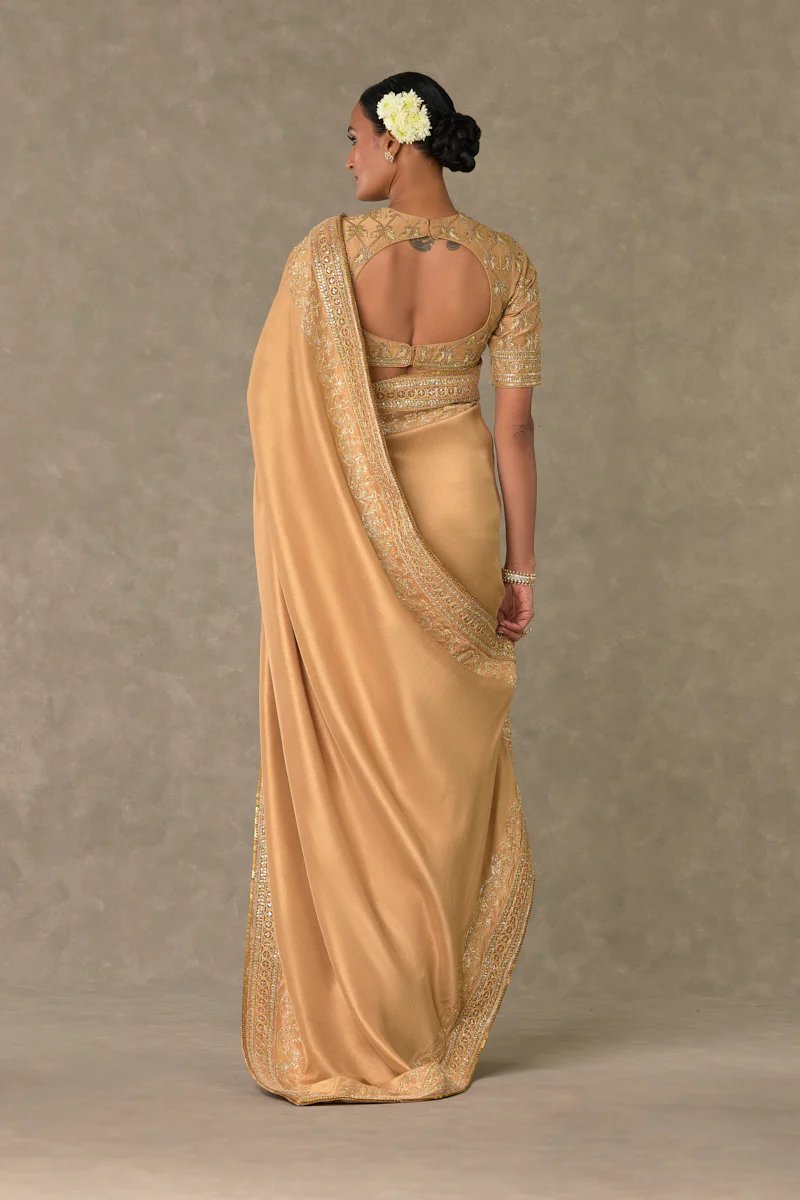 Beige Madakal-Chidiya Saree - Image 3