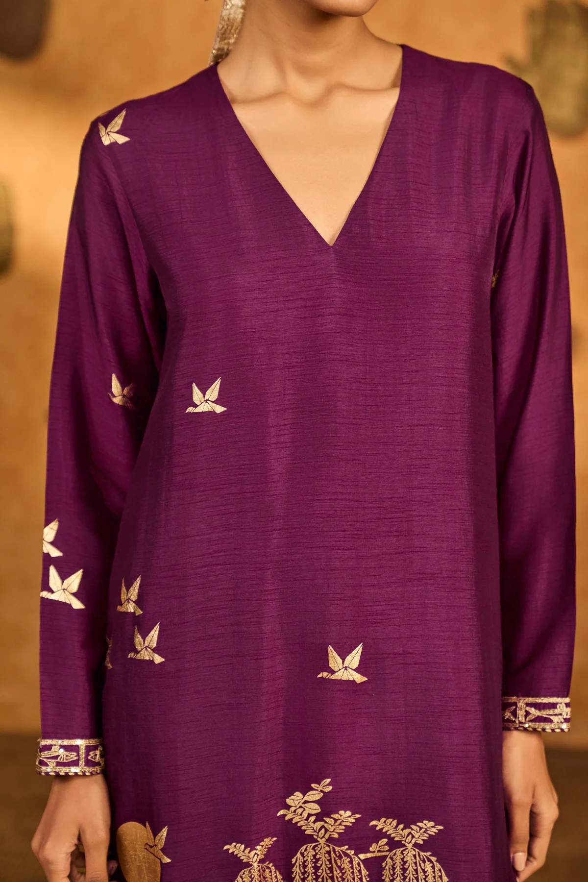 Berry Still Water Bloom Kurta Set - Image 6