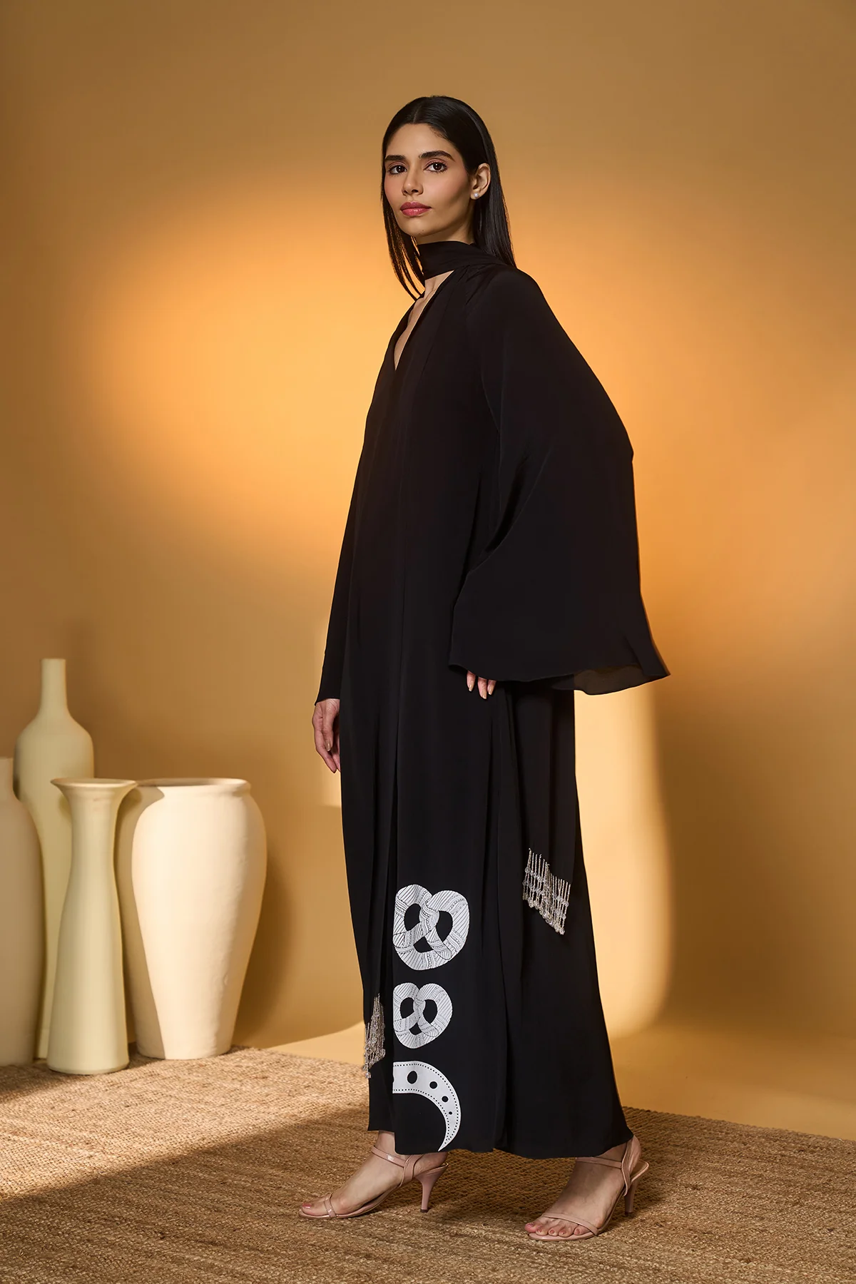 Black Midnight Snack Kaftan - Image 3