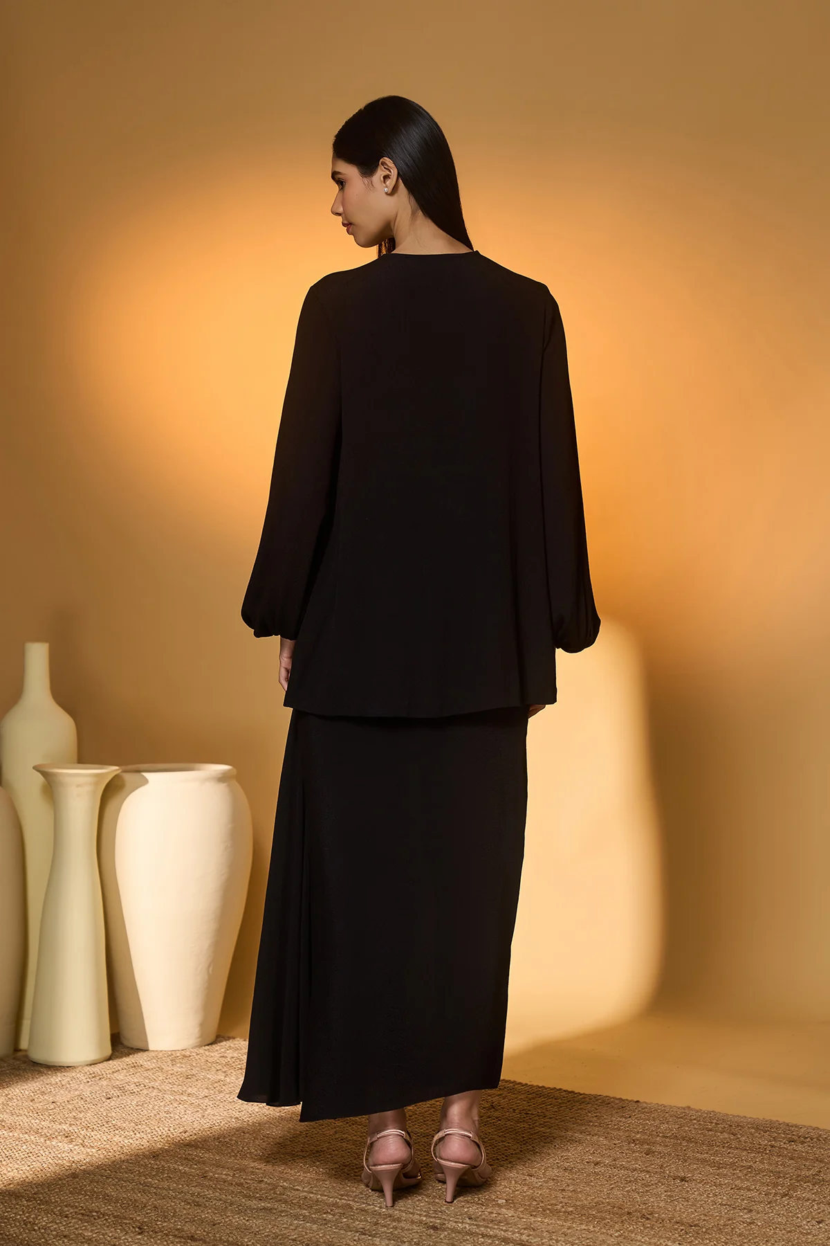 Black Midnight Snack Skirt Set - Image 3