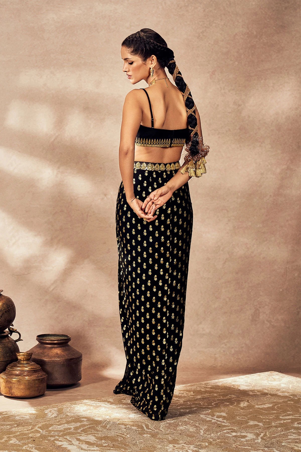 Black Pixie Dust Skirt Set - Image 7