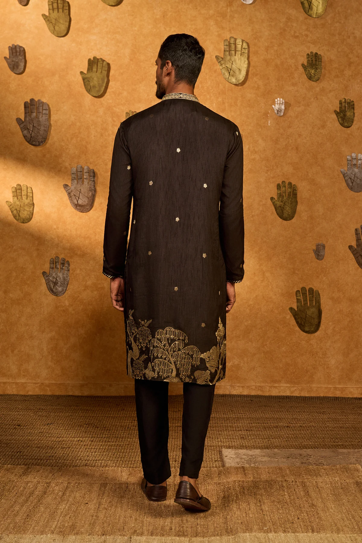 Black Zen Kurta Set - Image 2