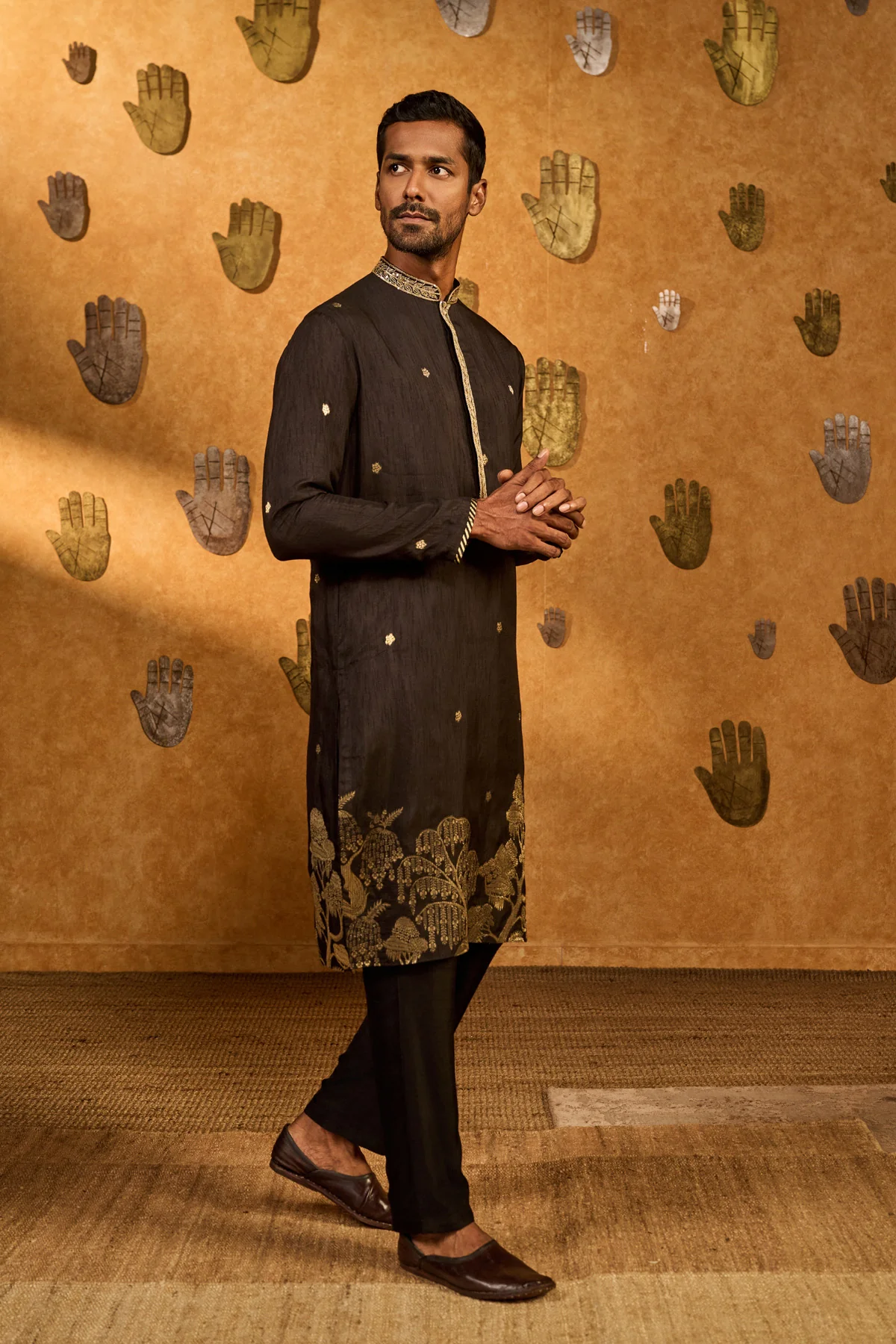 Black Zen Kurta Set - Image 4