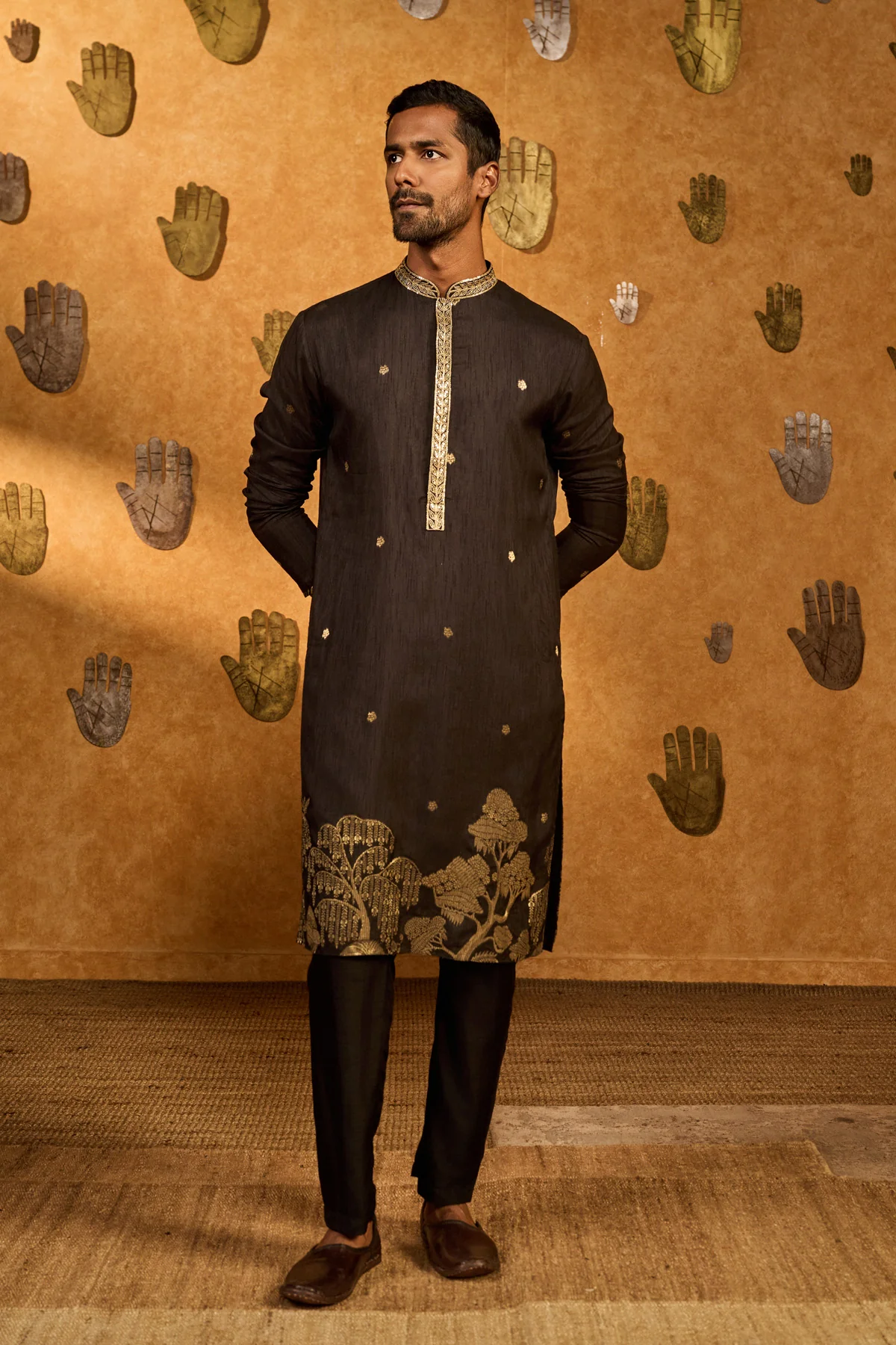 Black Zen Kurta Set - Image 5