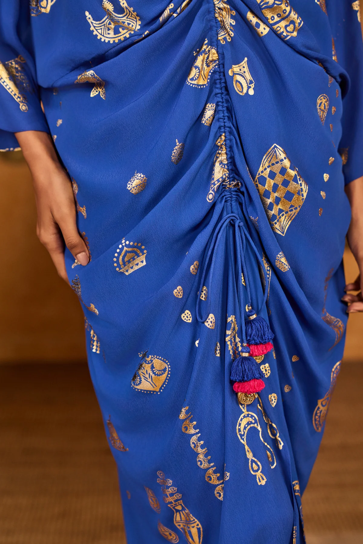 Blue Gilded Folkstone Kaftan - Image 6