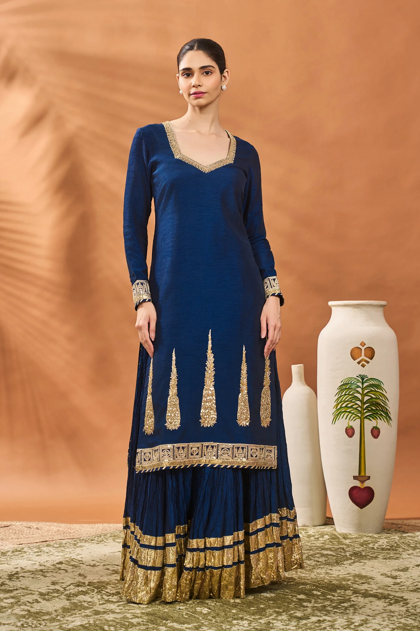 Blue Pixie Dust Kurta Set - Image 4