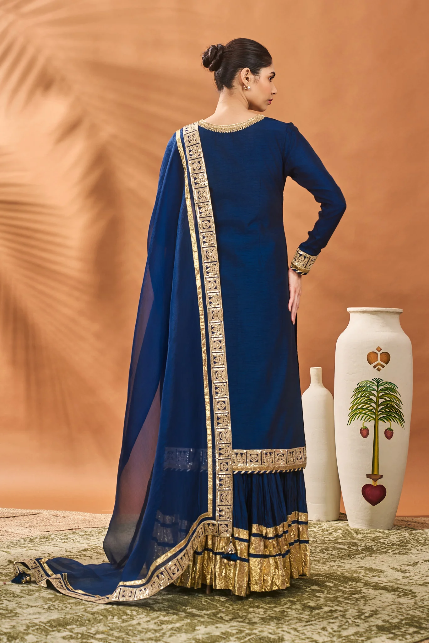 Blue Pixie Dust Kurta Set - Image 6