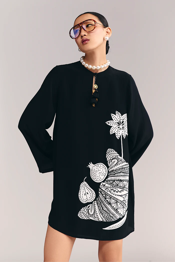 City Croissant Mini Dress - Image 3