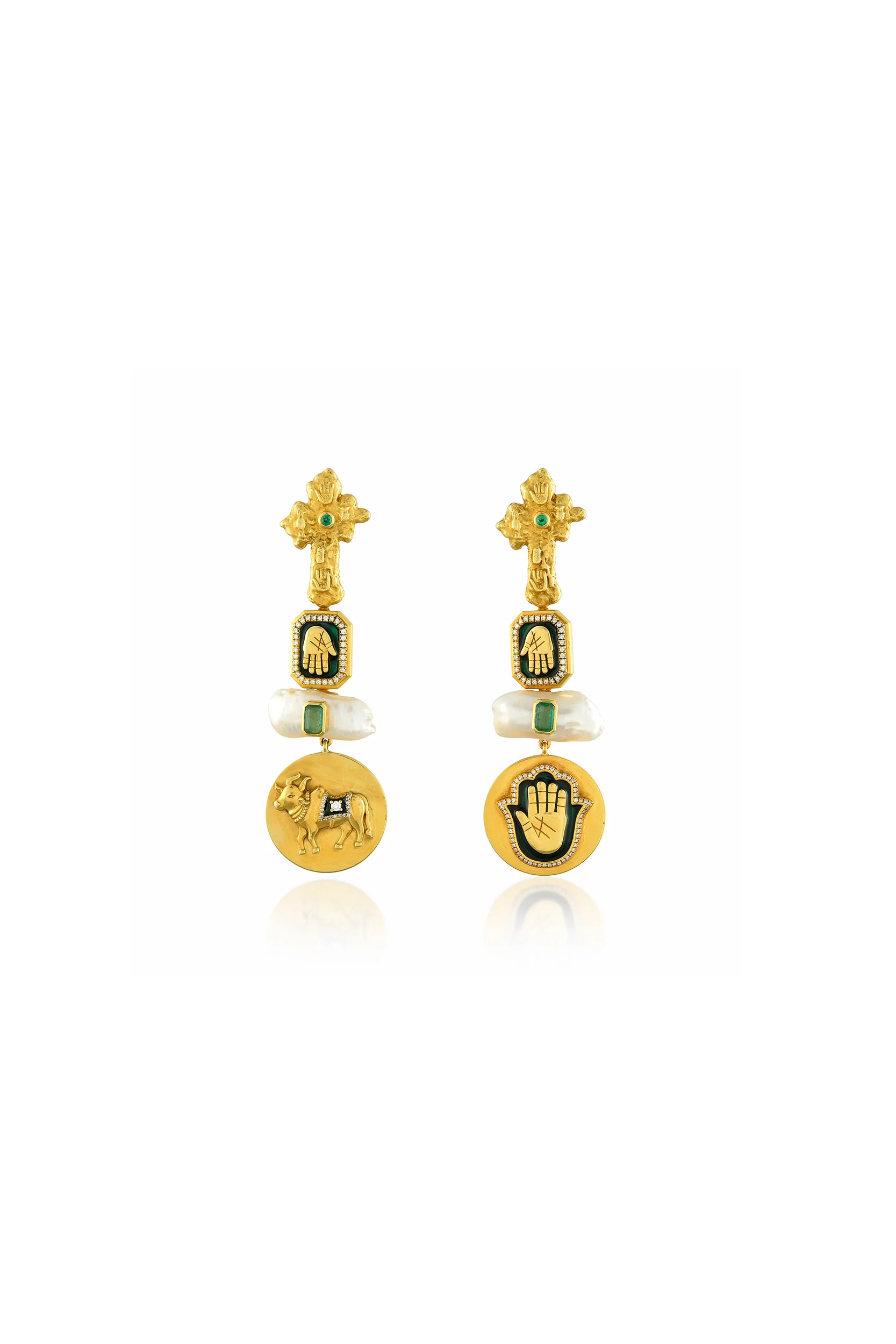 Cross Roads Earrings