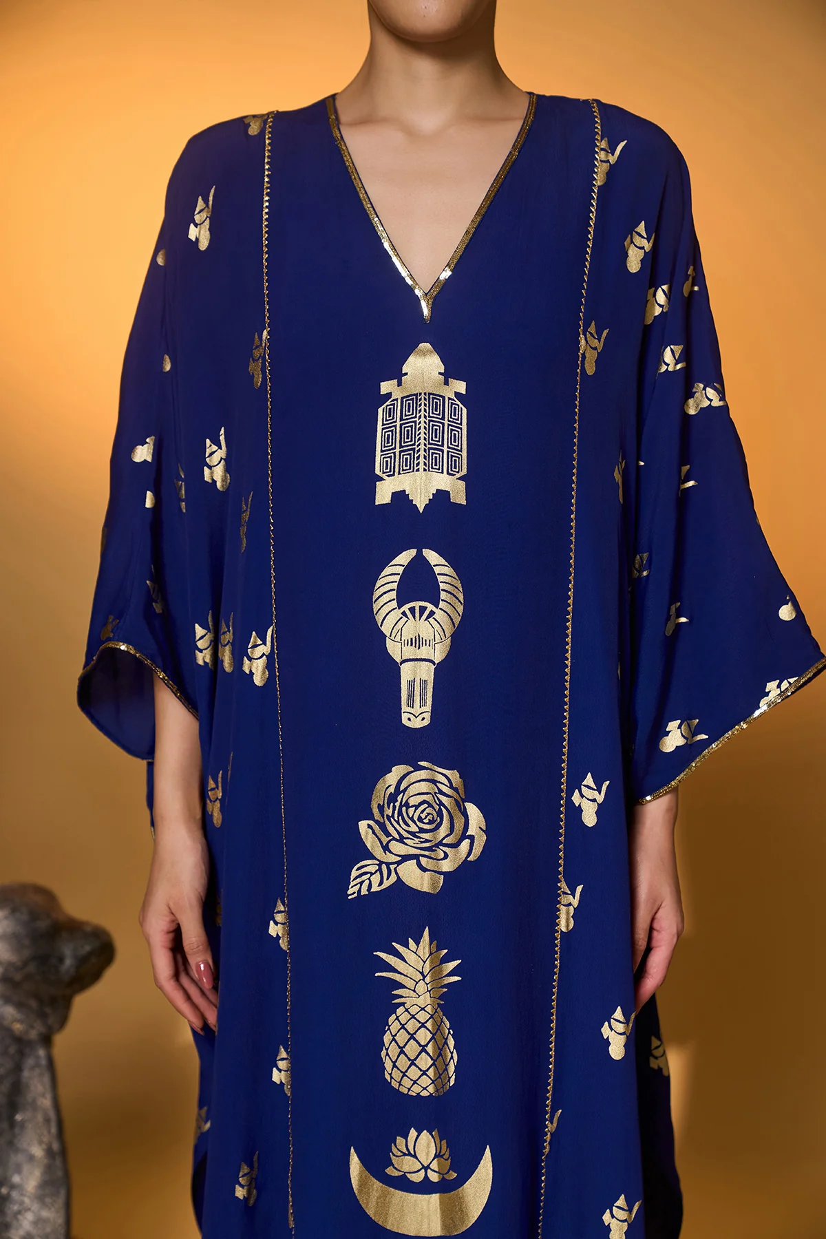 Electric Blue All Charms Kaftan - Image 6