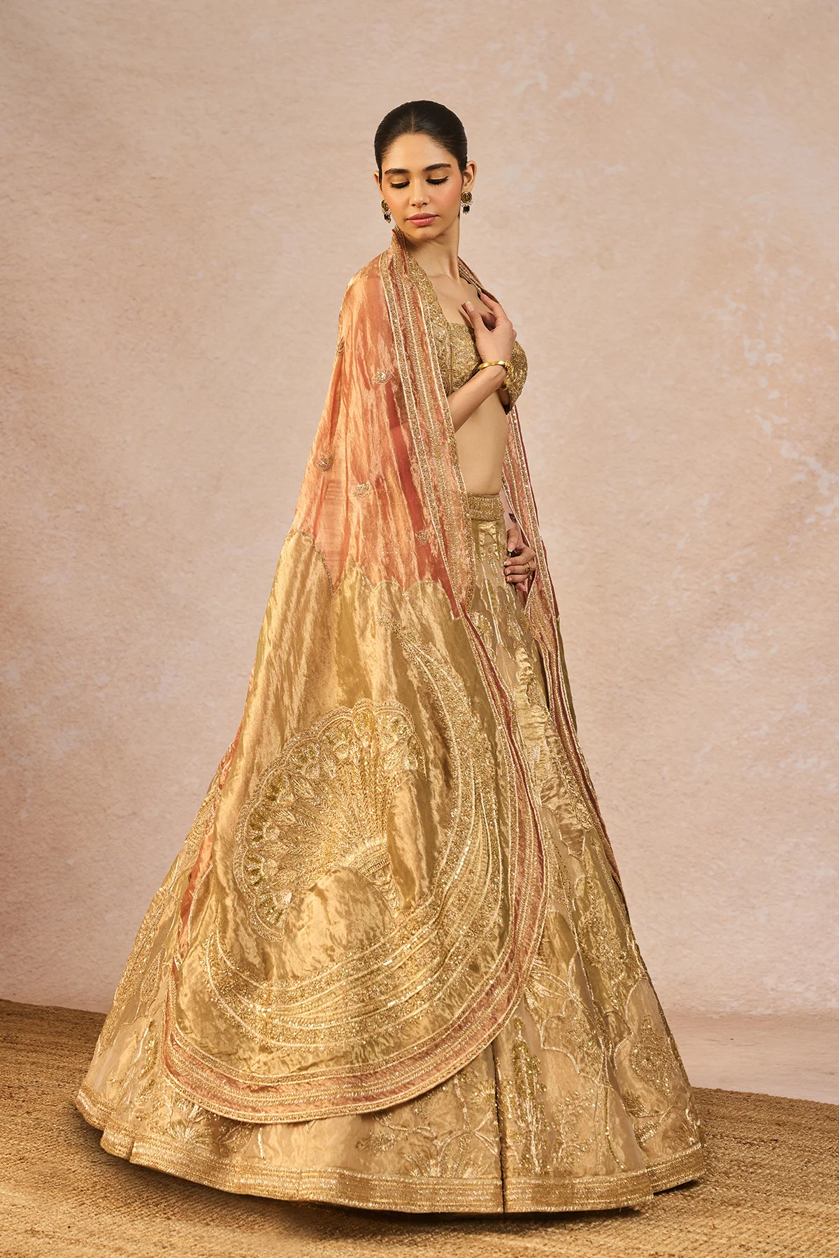 The 'Fasl E Gul' Lehenga - Image 5