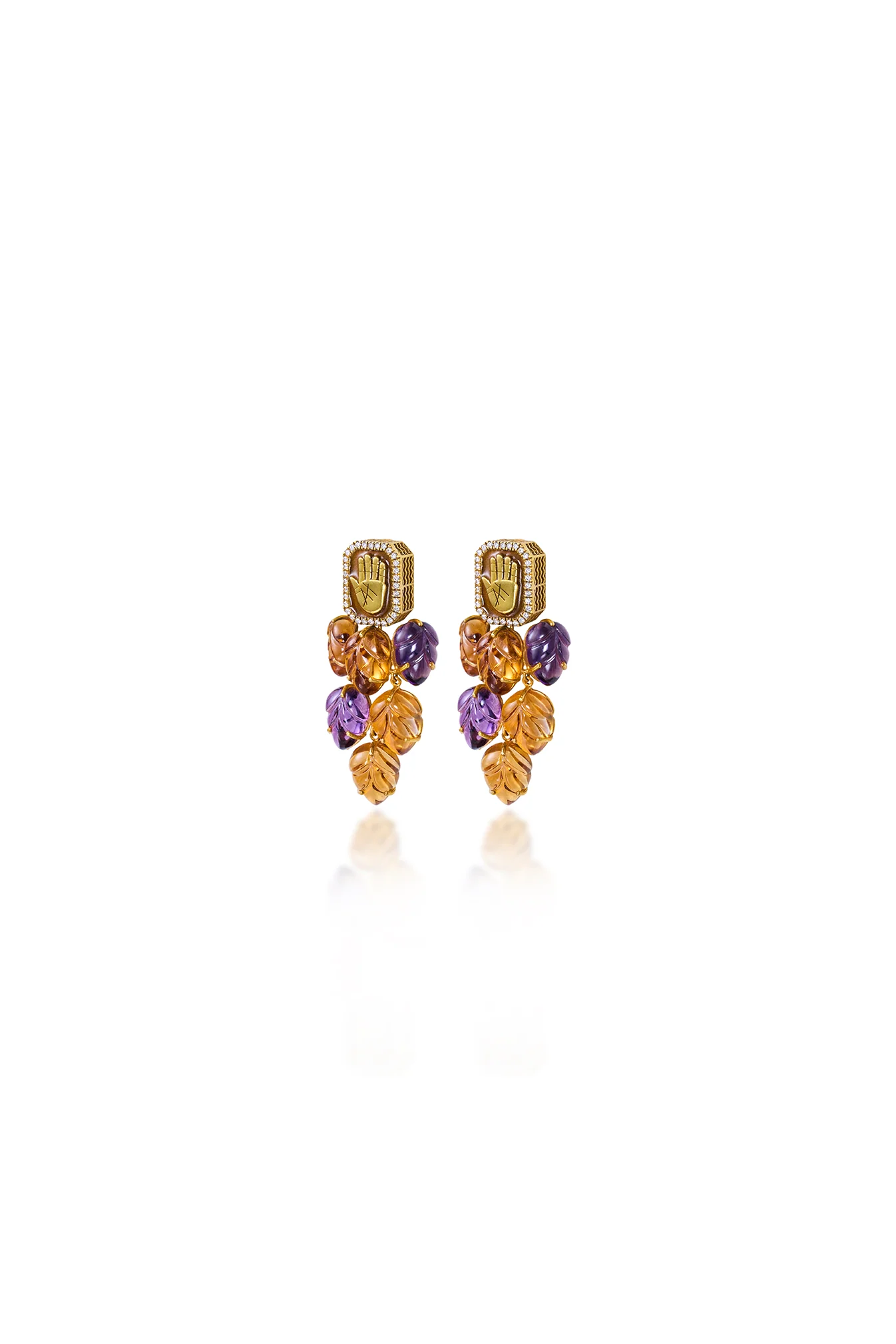 Fine Vine Earrings - Image 2