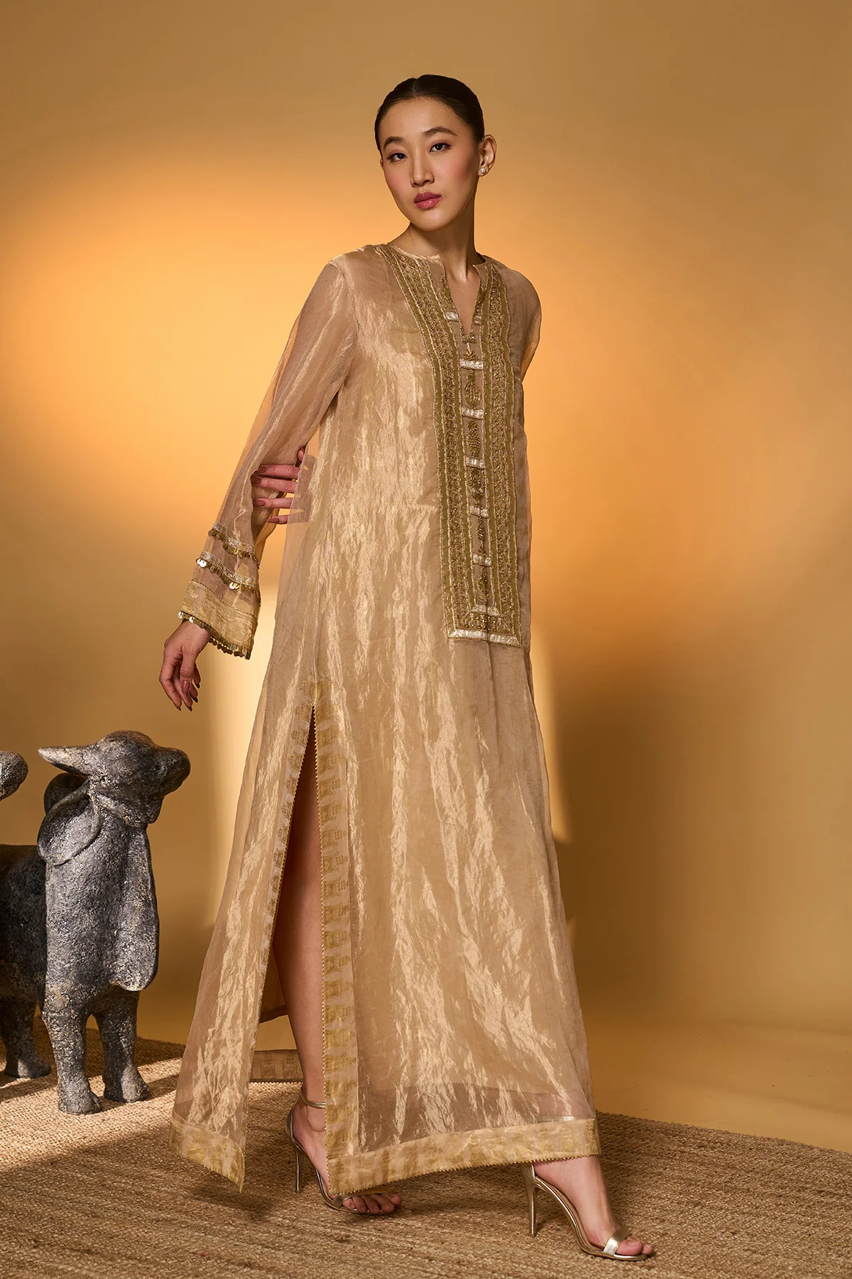 Gold Moonfield Tales Kaftan - Image 2