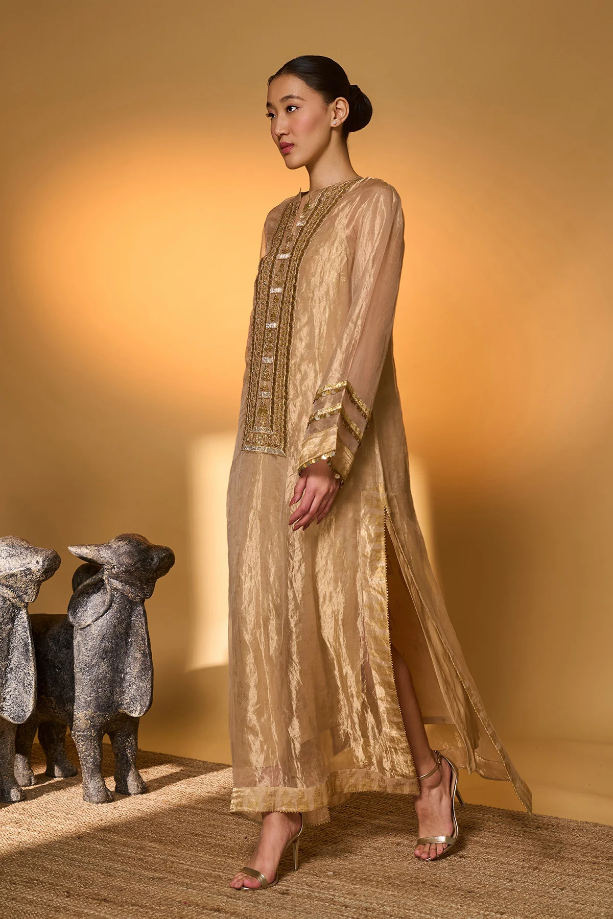 Gold Moonfield Tales Kaftan - Image 3