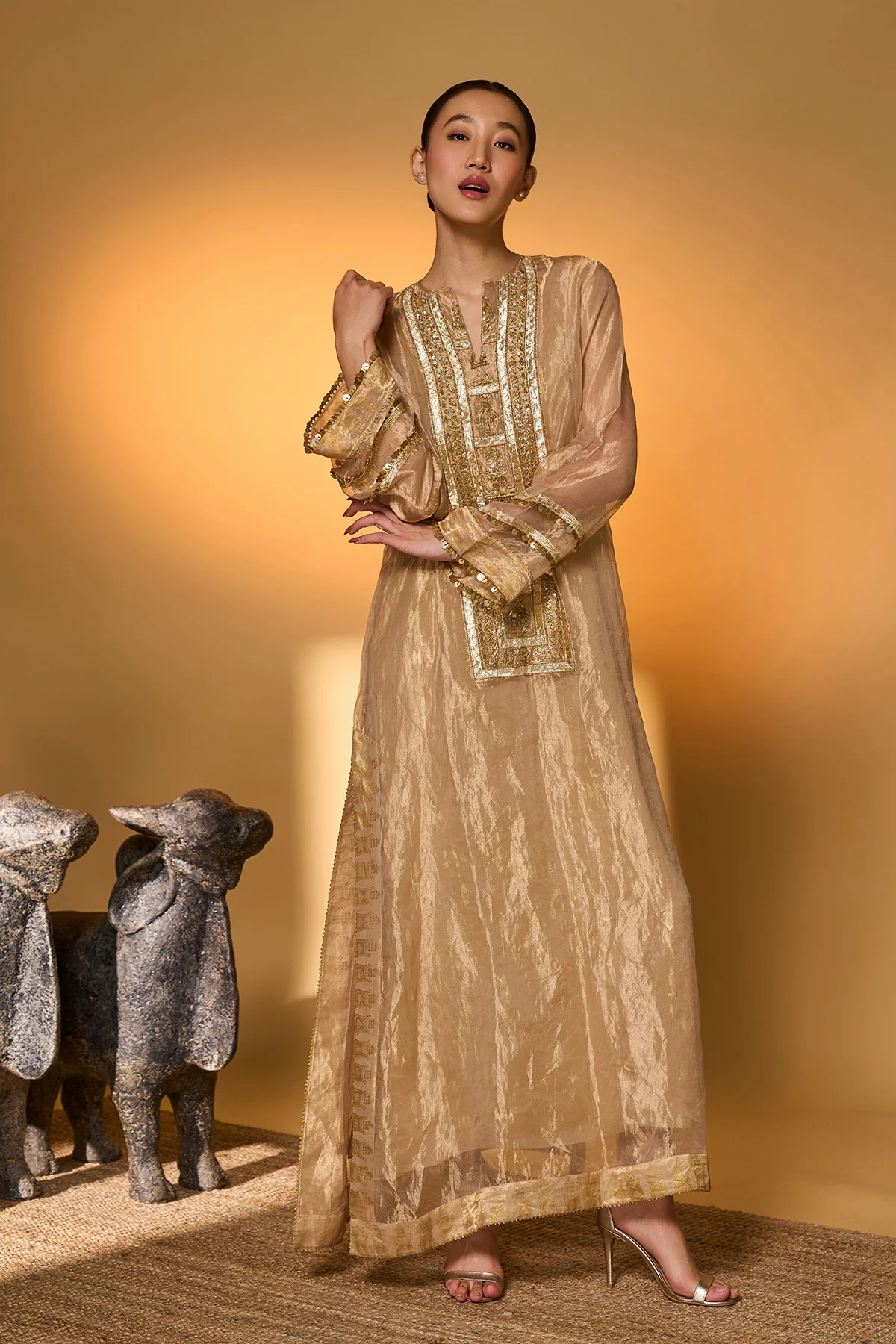 Gold Moonfield Tales Kaftan - Image 5