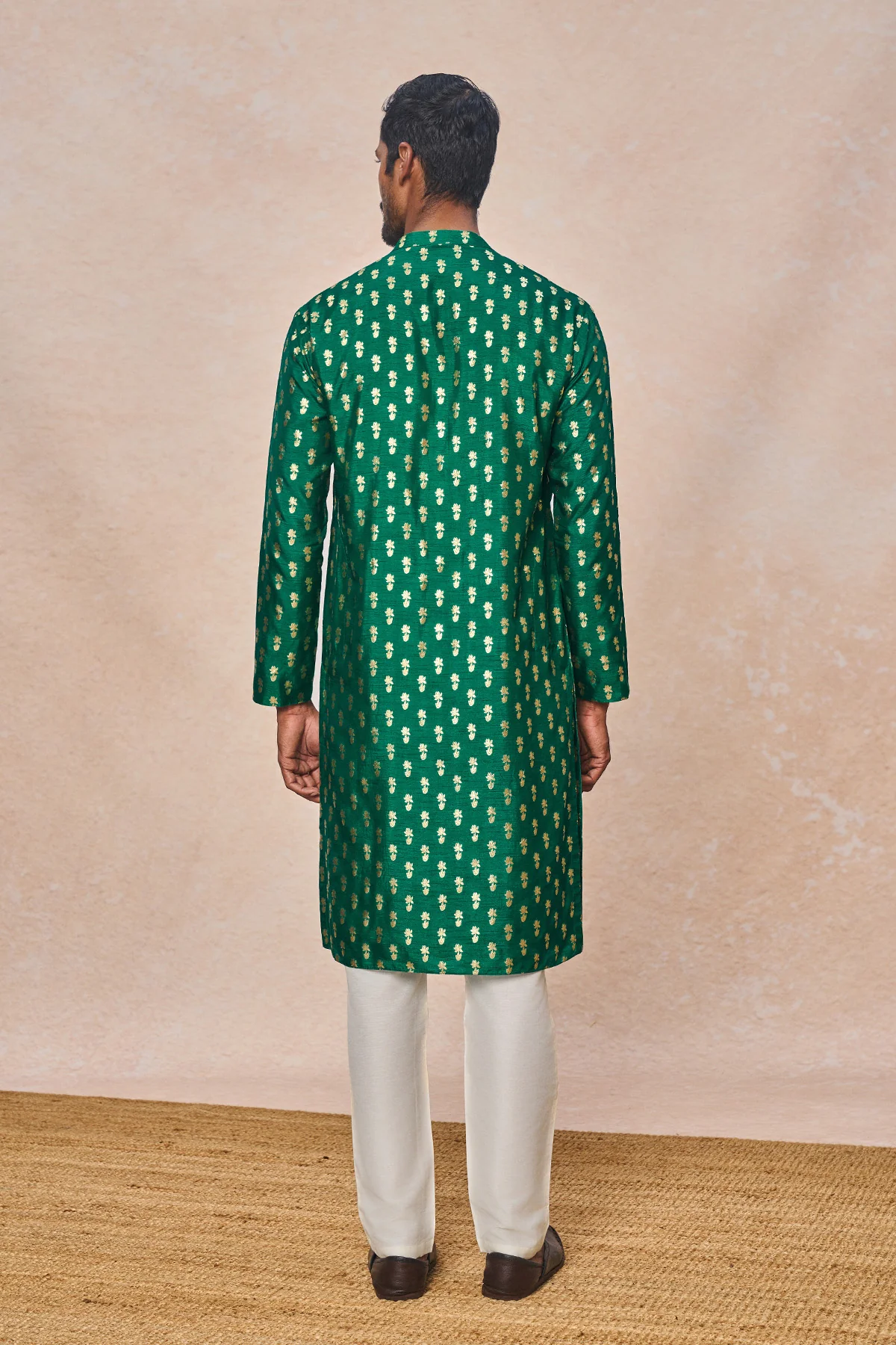 Green Pixie Dust Kurta Set - Image 5