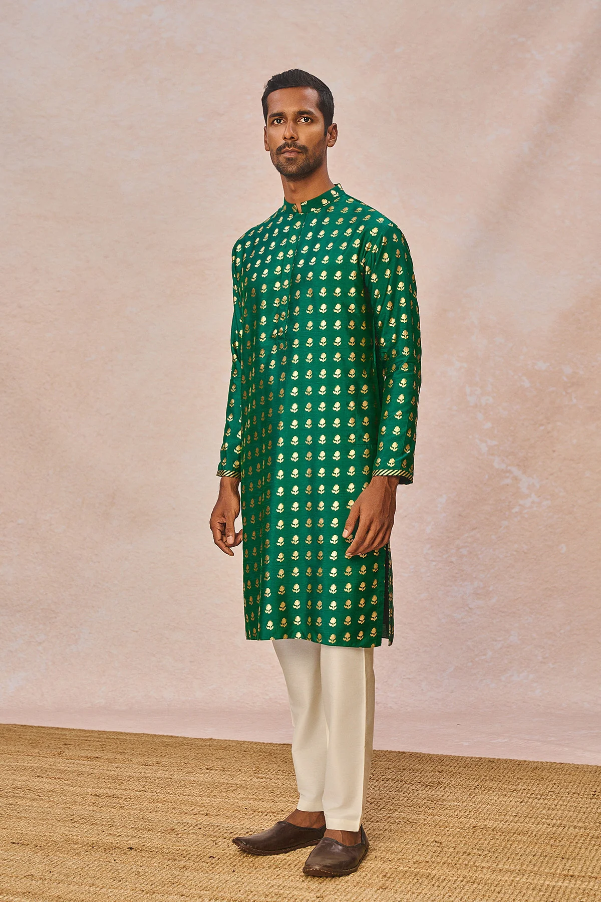 Green Wallflower Kurta Set - Image 2