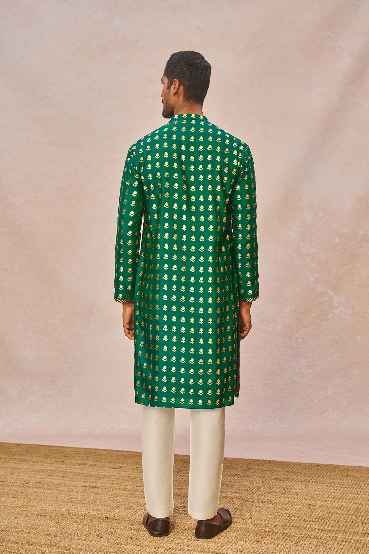 Green Wallflower Kurta Set - Image 4