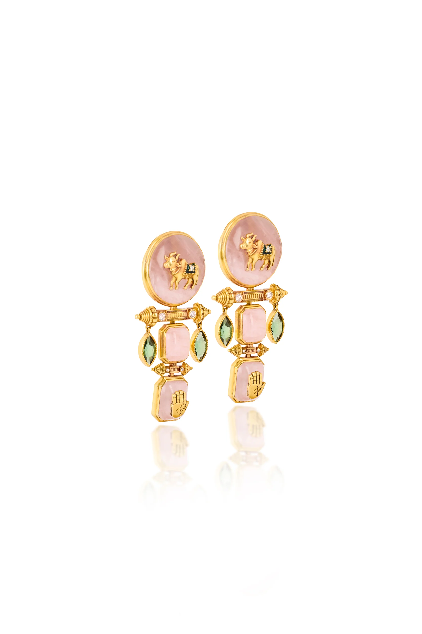 Gulaab Barfi Earrings - Image 3