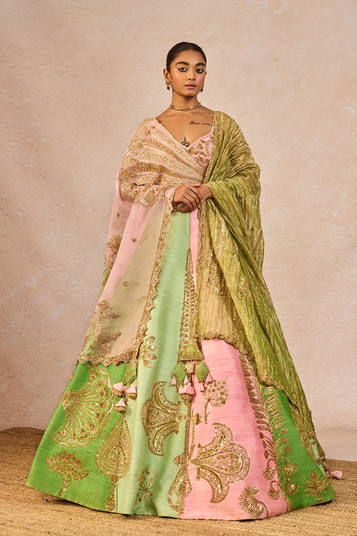 The 'Gulposh' Lehenga - Image 3