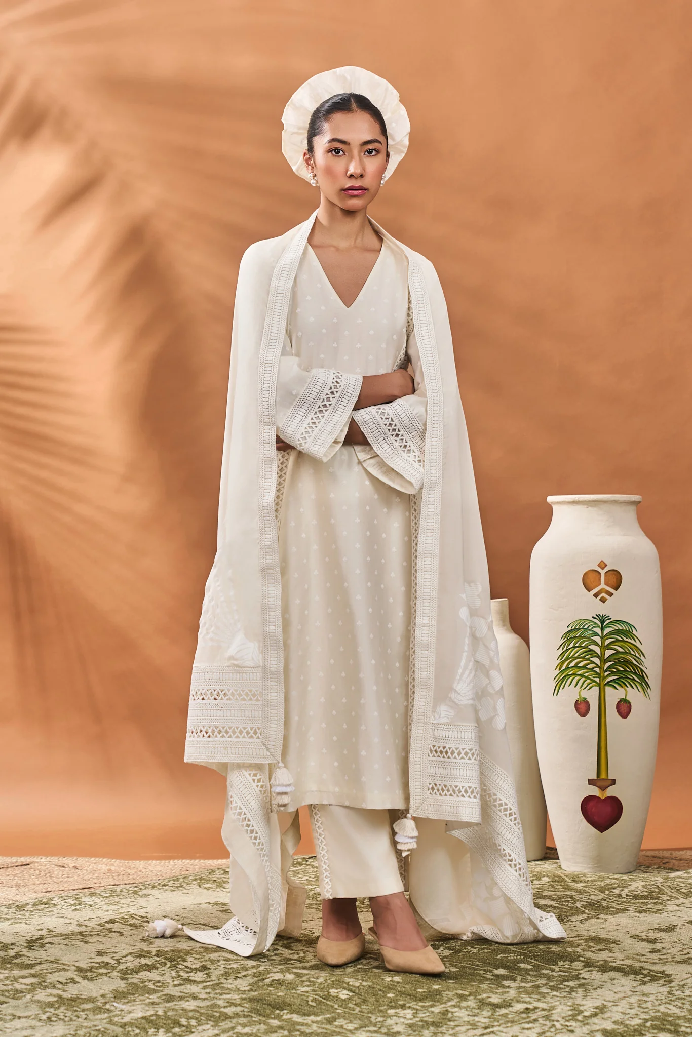 Ivory All Fours Kurta Set - Image 5