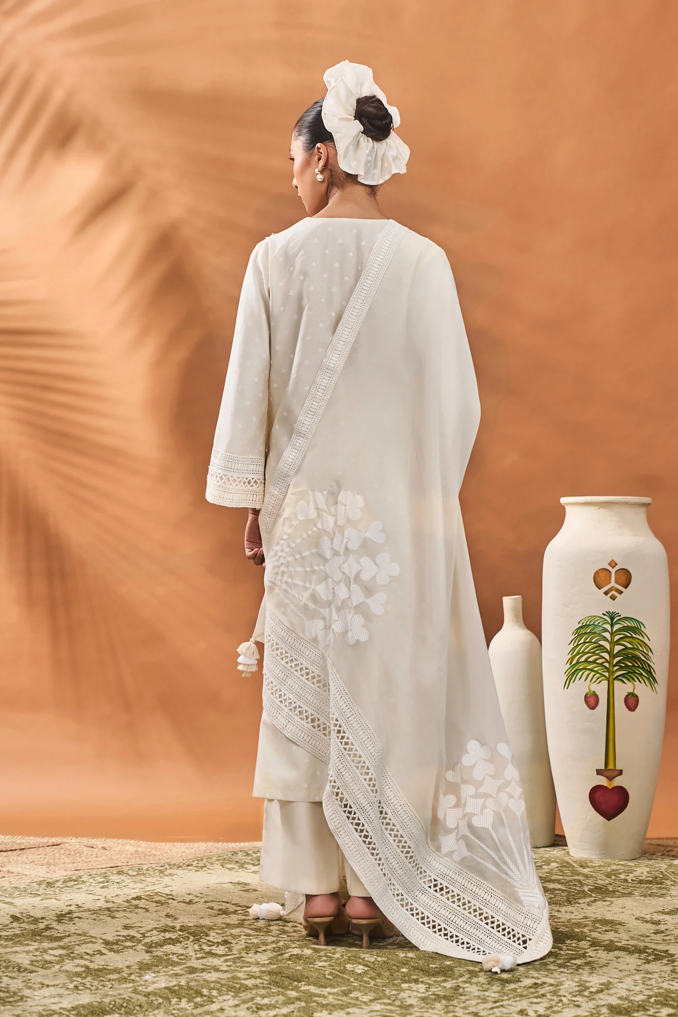 Ivory All Fours Kurta Set - Image 7