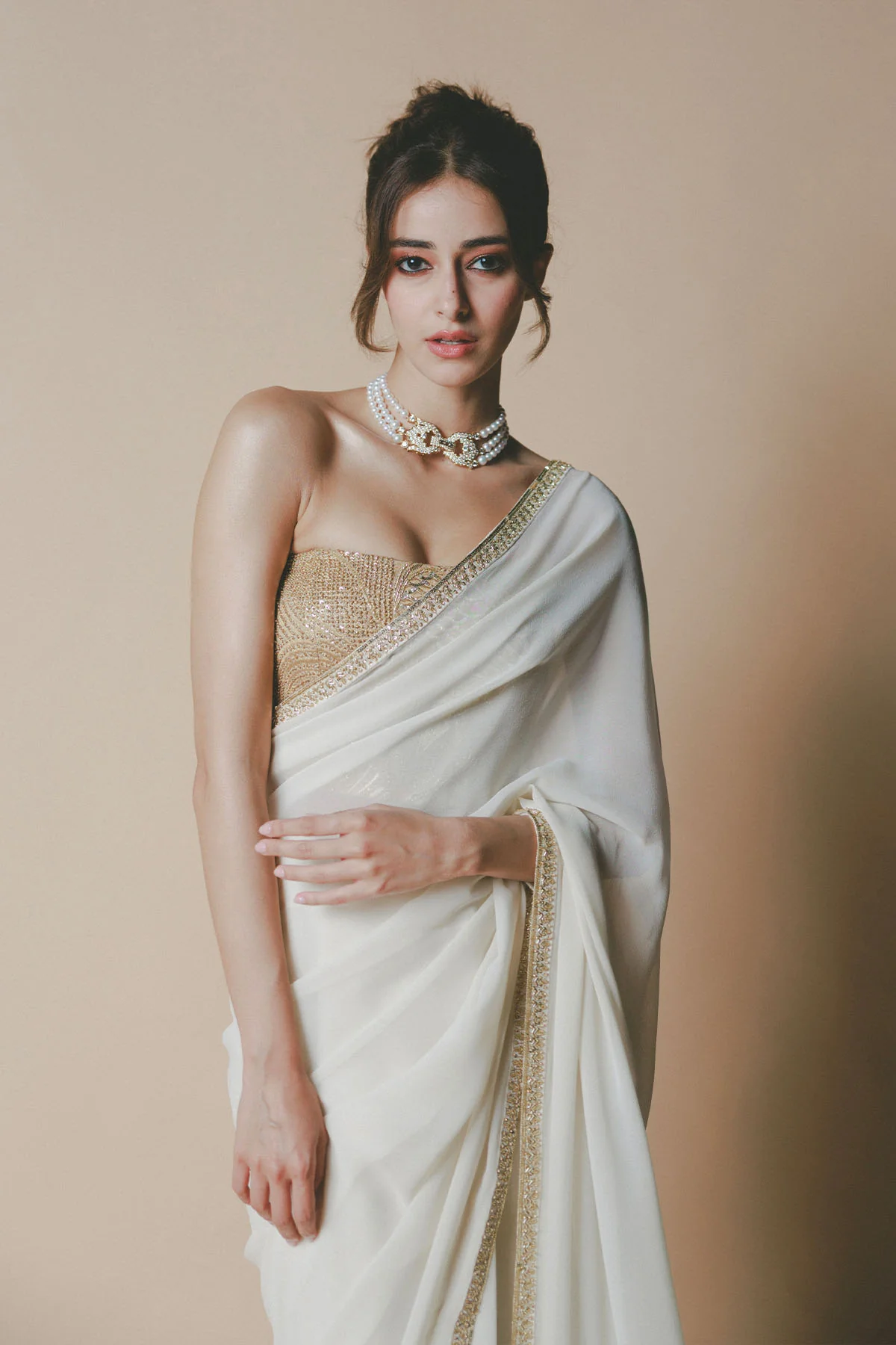 Ivory Chaand Saree - Image 9