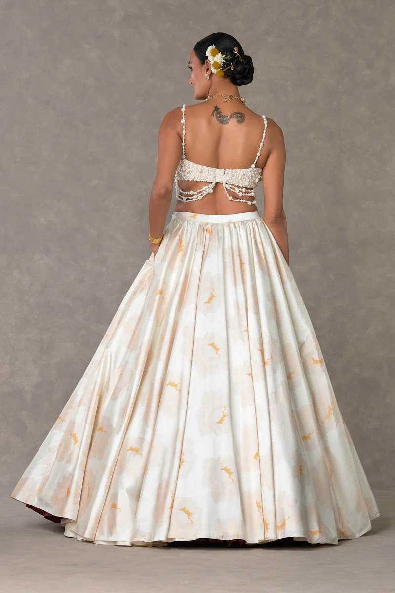 Ivory Nurvi Skirt Set - Image 14