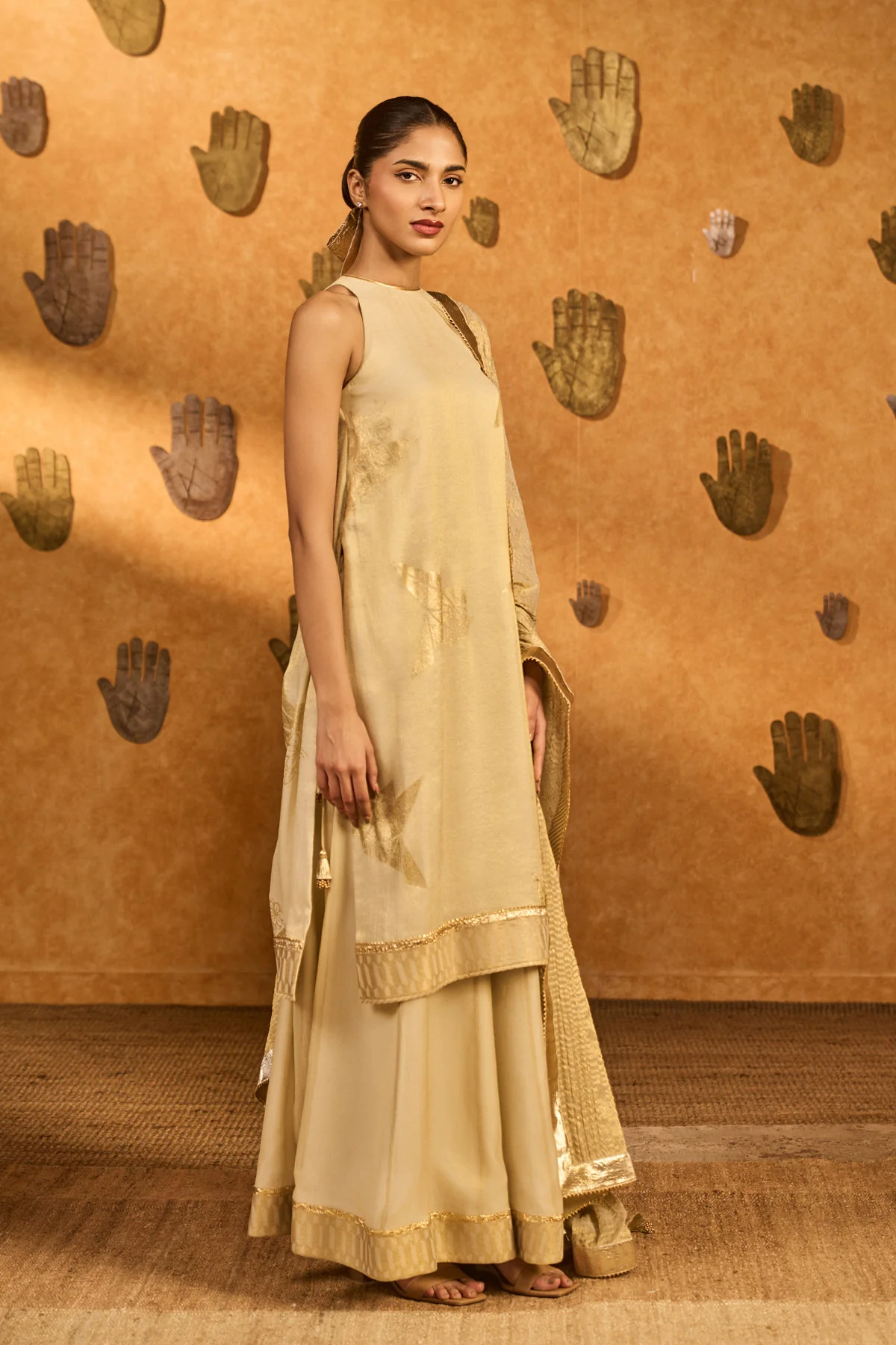 Gold Ivory Paper Breeze Set - Image 4