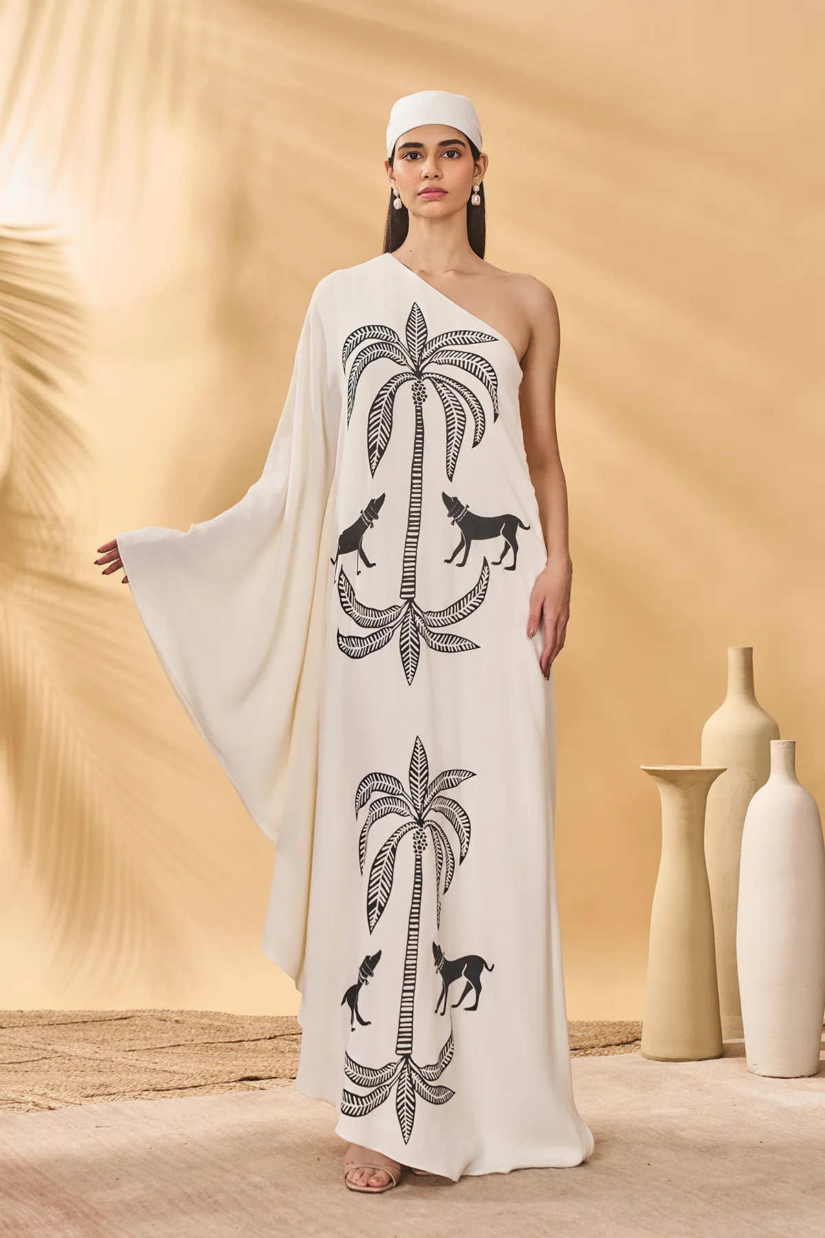 Ivory Paw-Tree Kaftan - Image 3