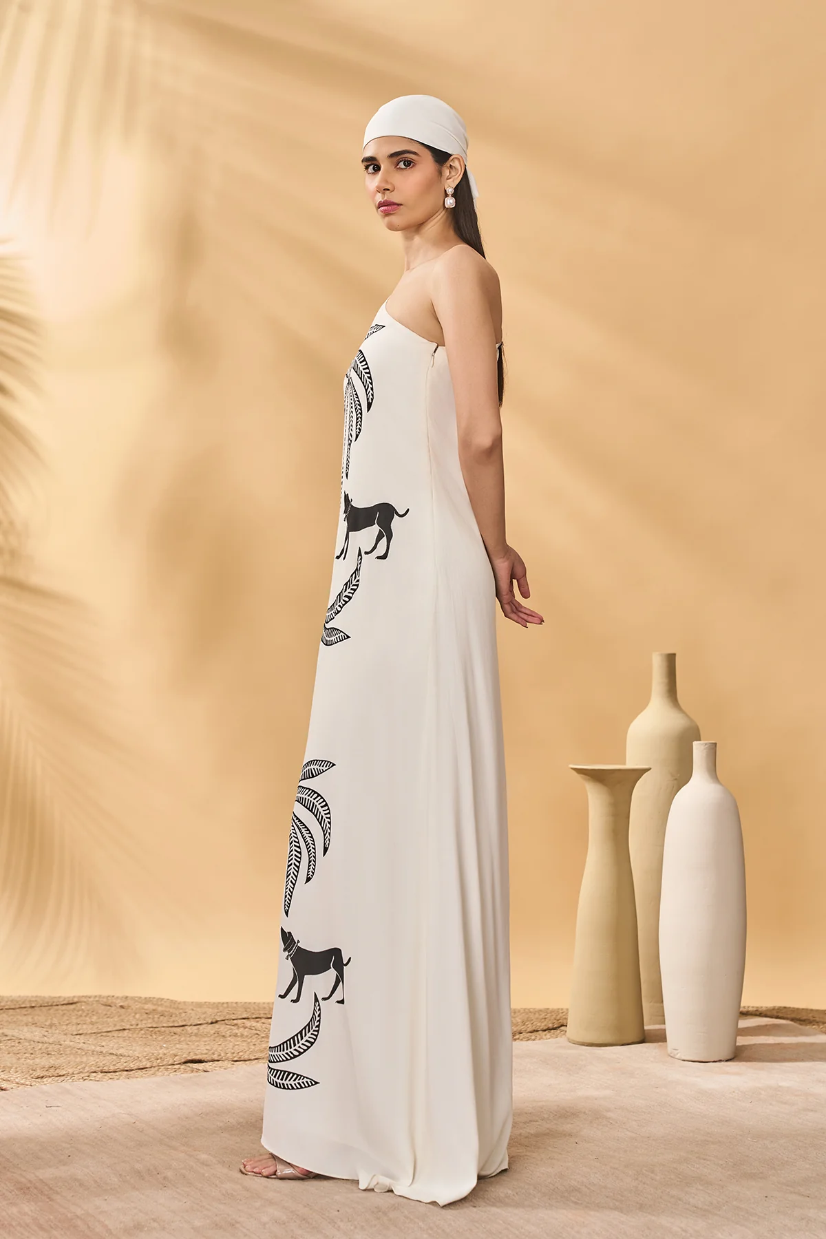 Ivory Paw-Tree Kaftan - Image 4