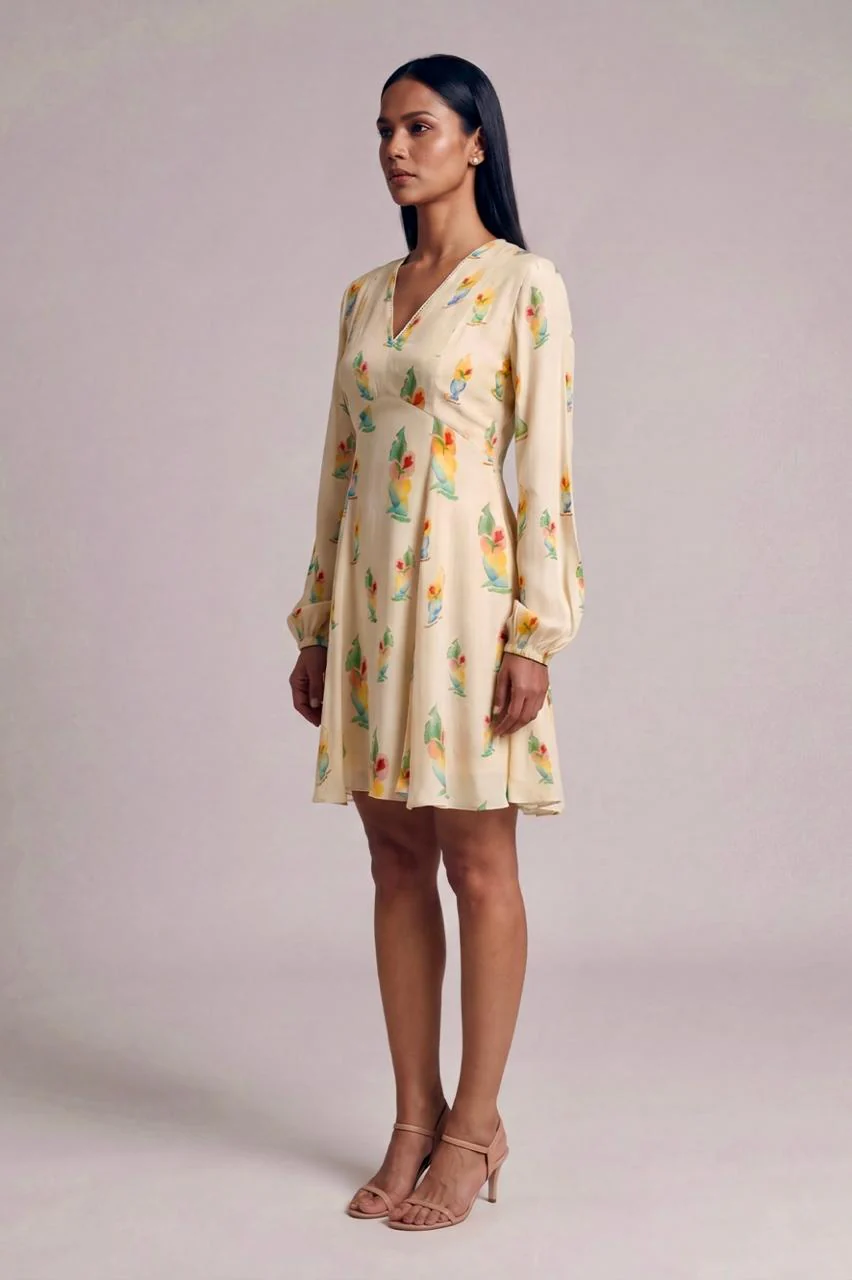 Ivory Rock N Roll Skater Dress - Image 3