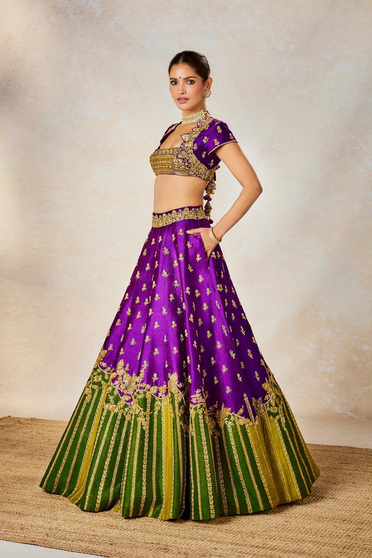 Jamun Fizz Lehenga - Image 7