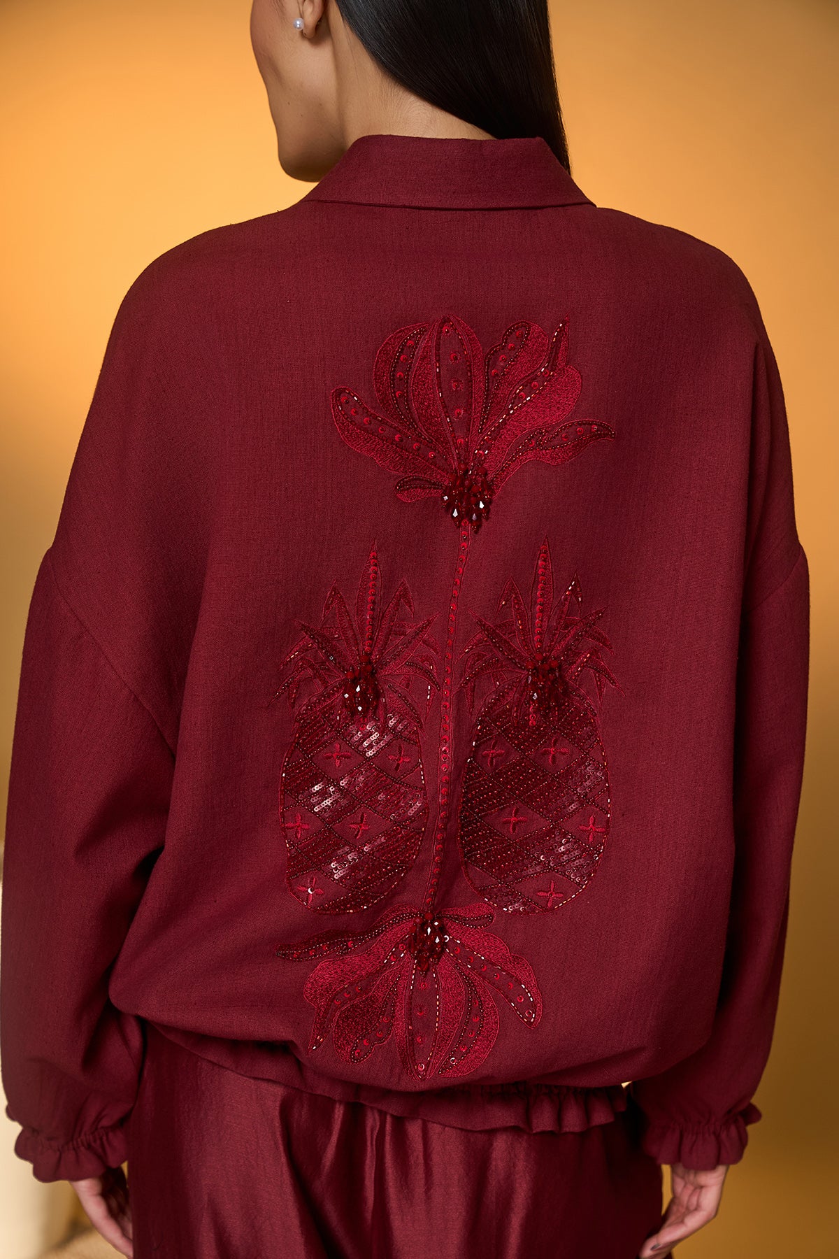 Maroon Pine-Code of Jungle Bakery Co-Ord Set - Image 8