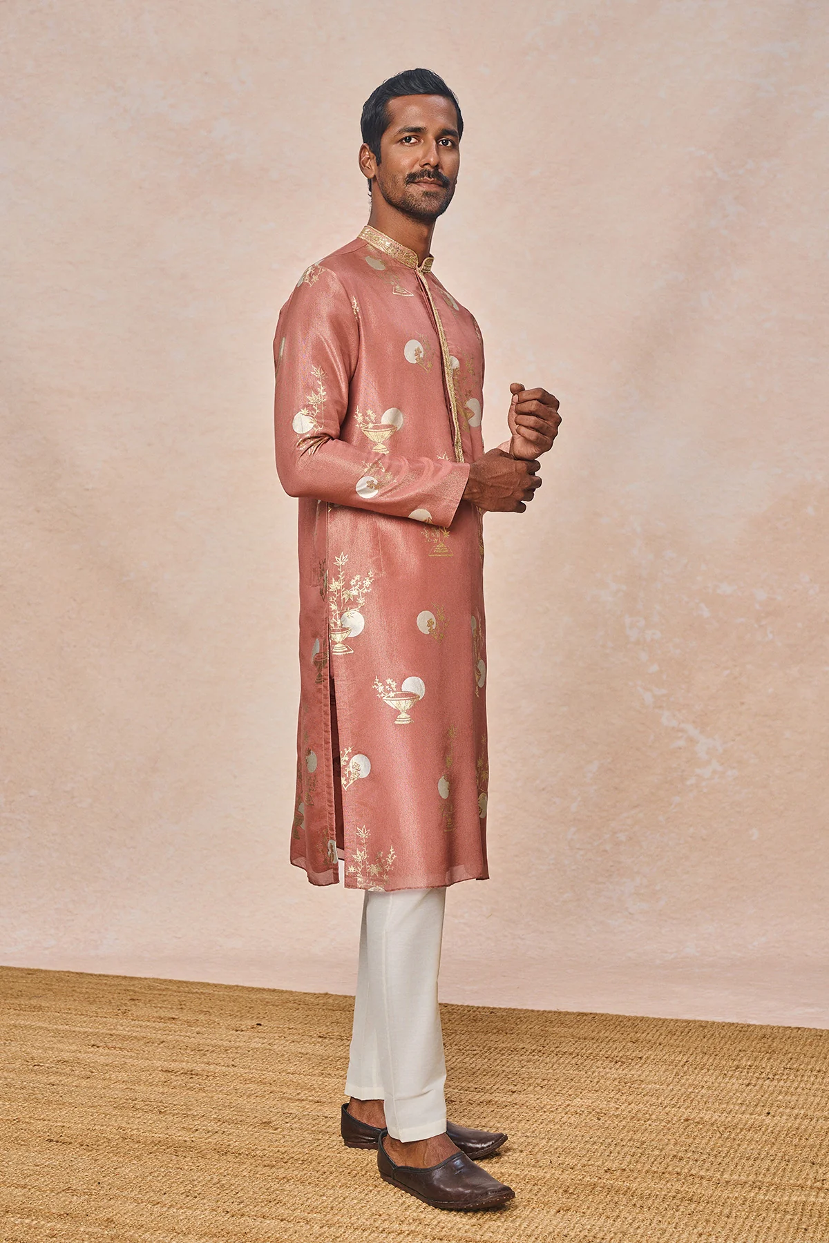 Mauve Moon Garden Kurta Set - Image 4
