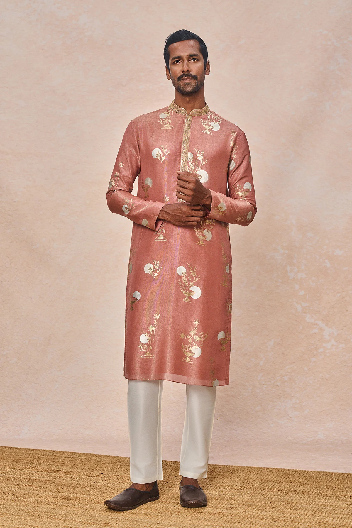 Mauve Moon Garden Kurta Set - Image 7