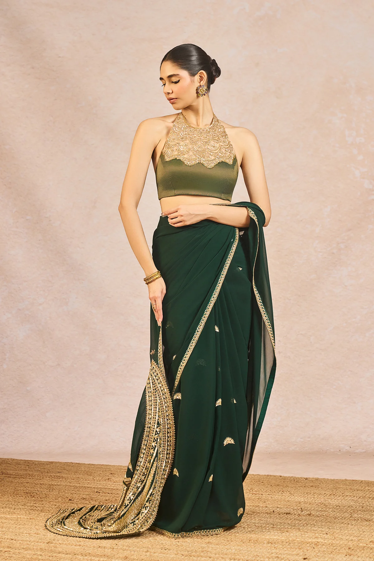 'Mehendi Rachke' Saree - Image 6