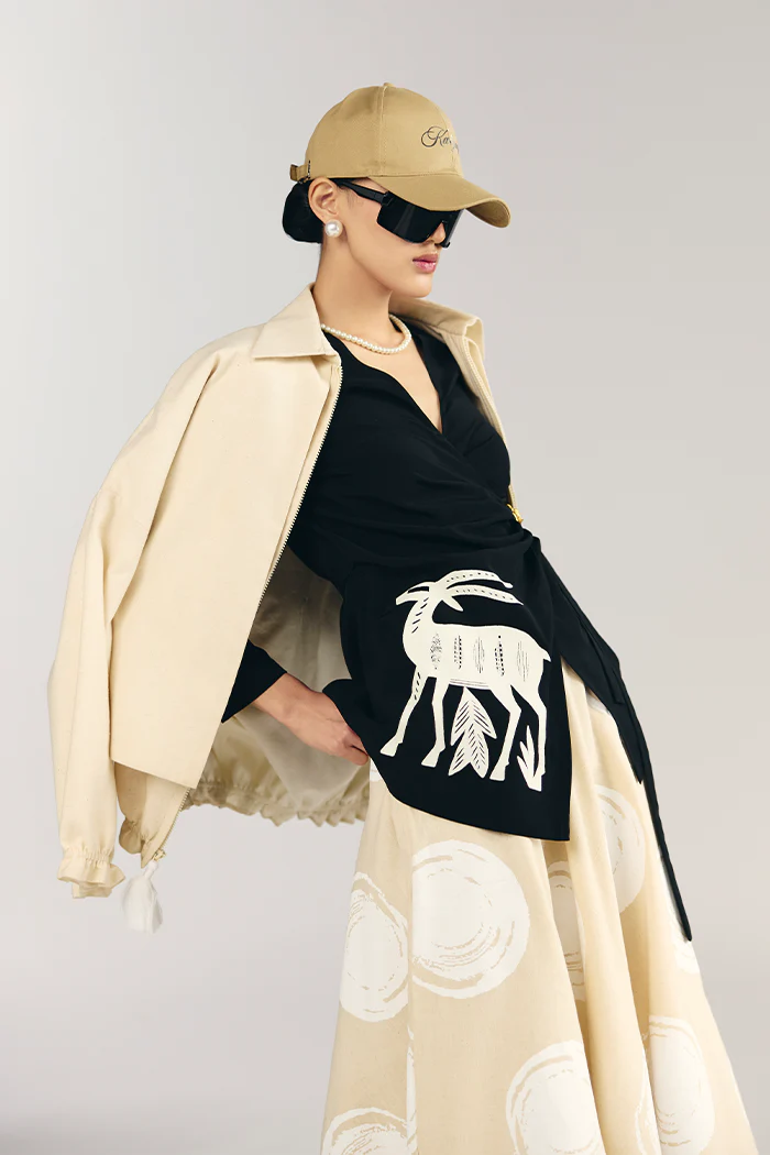 Midnight Stag Skirt Set - Image 4