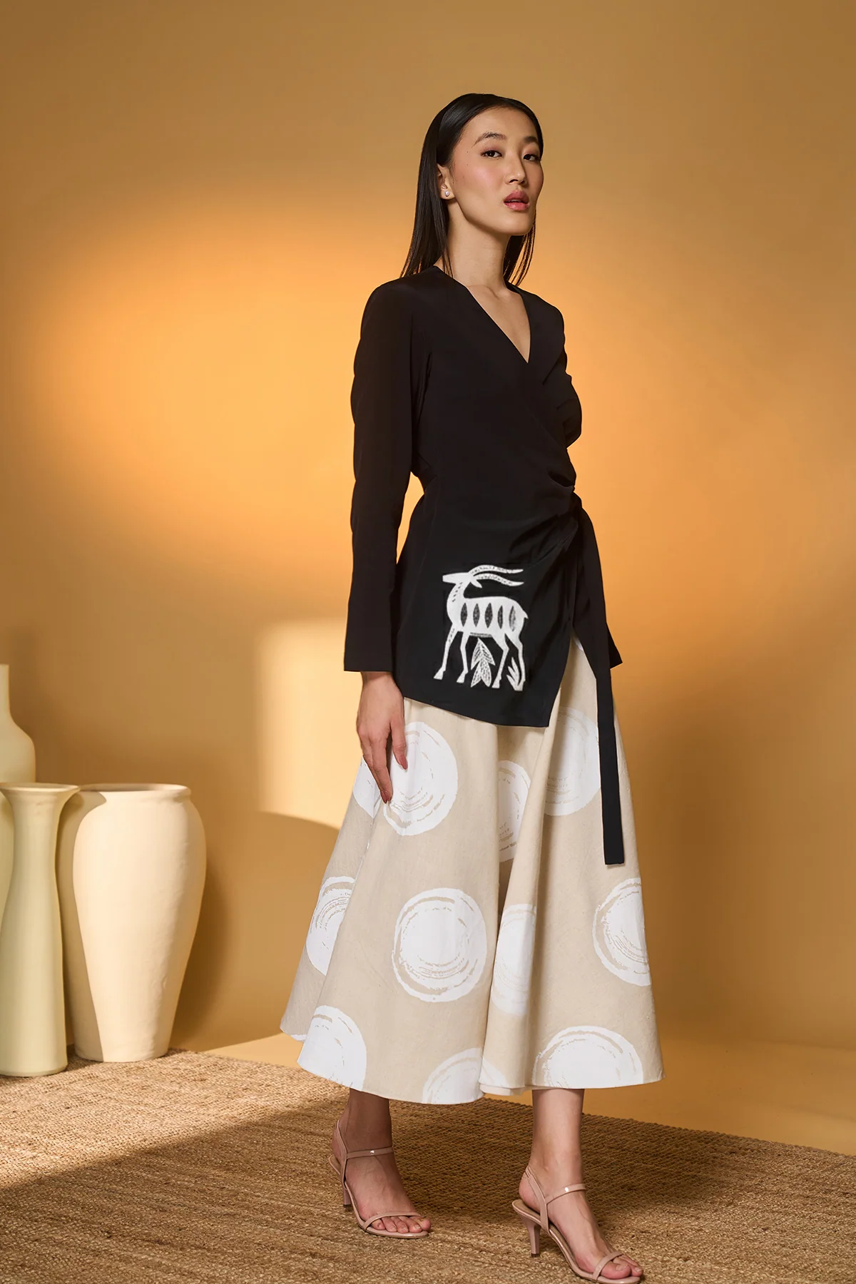 Midnight Stag Skirt Set - Image 7