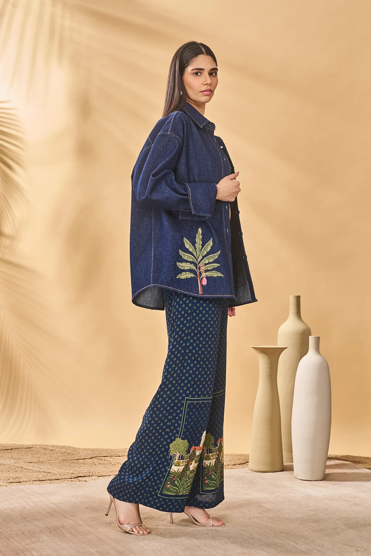 Midnight Trellis Palm Set - Image 3