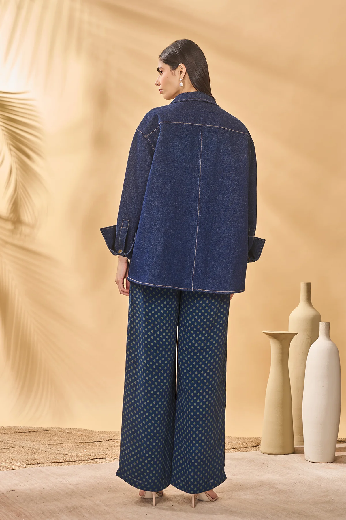 Midnight Trellis Palm Set - Image 6