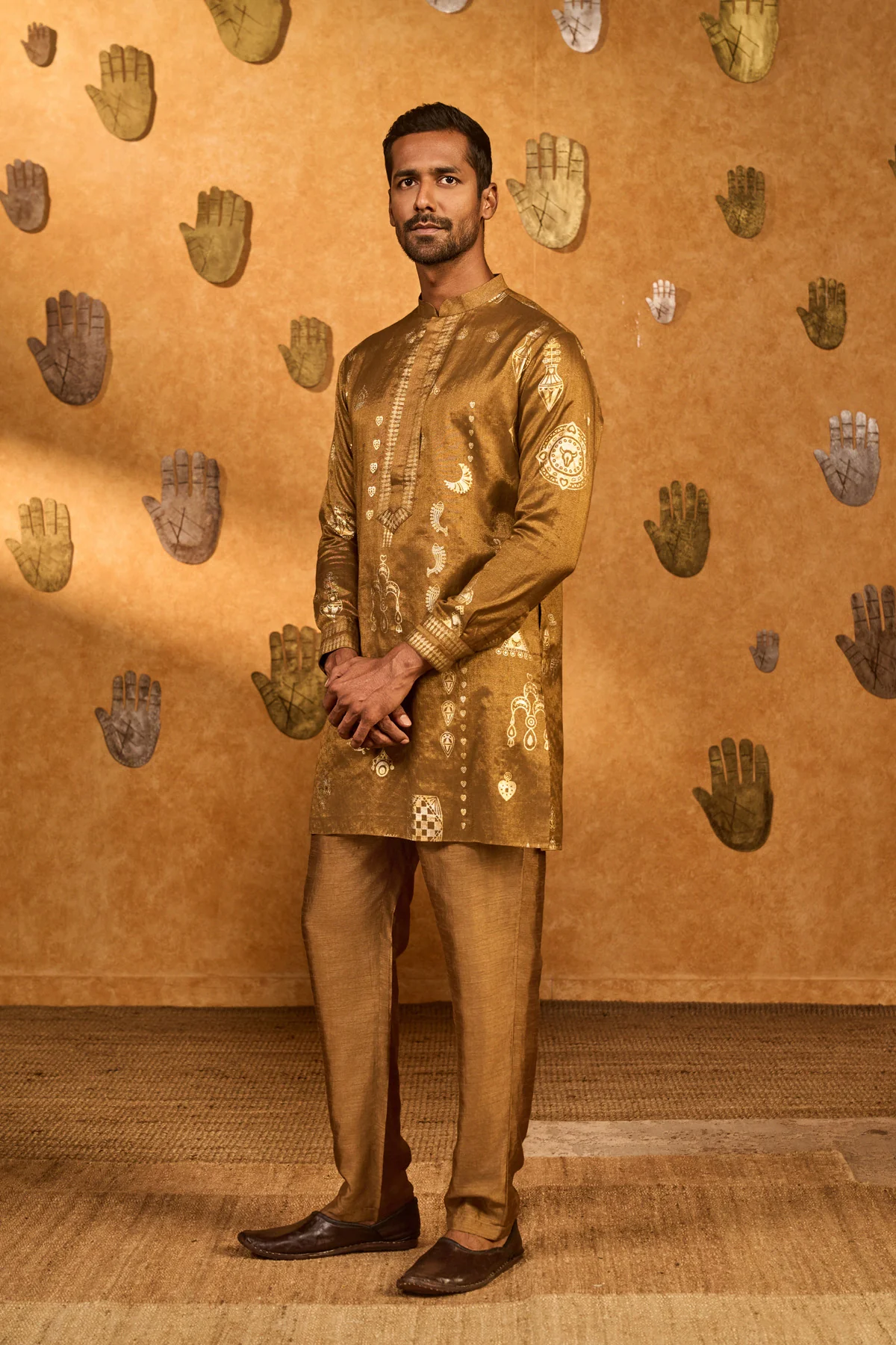 Mocha Folkstone Kurta Set - Image 3