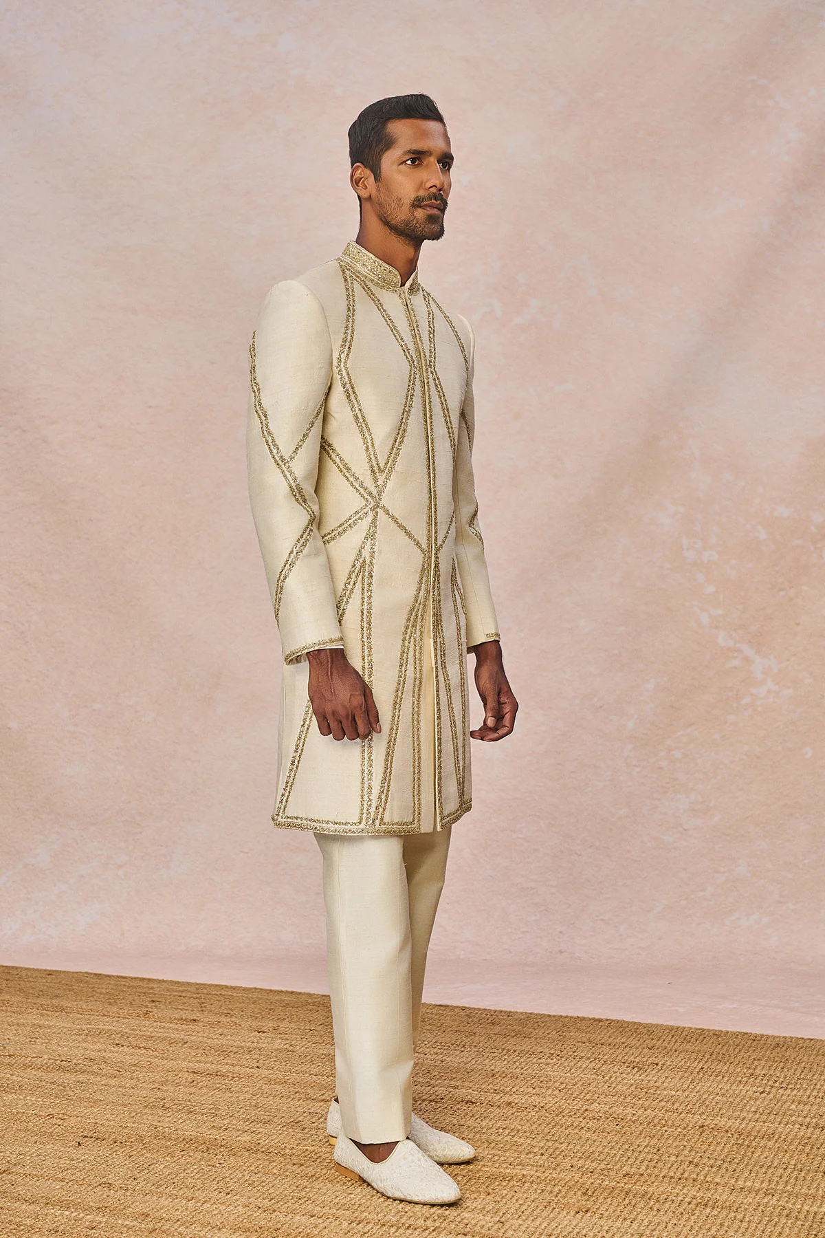 'Namkeen' Sherwani Set - Image 3
