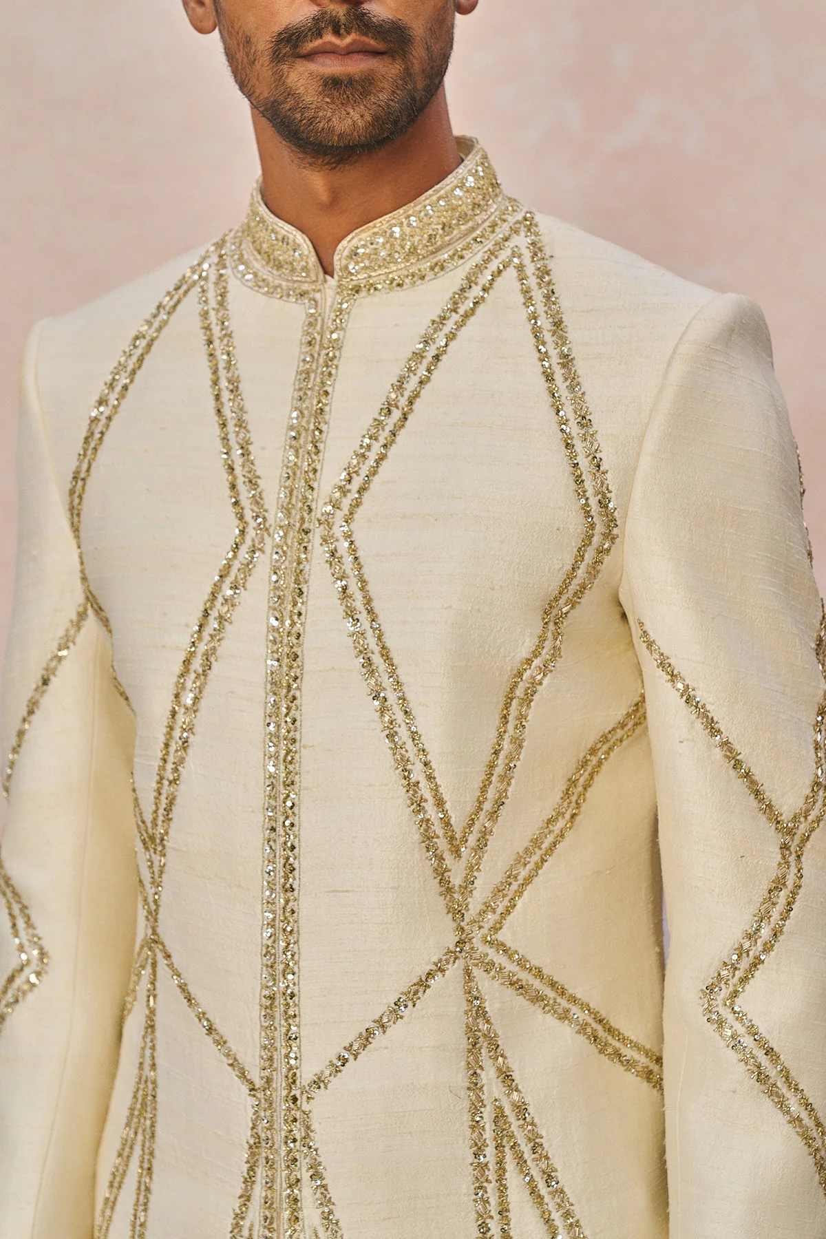'Namkeen' Sherwani Set - Image 7