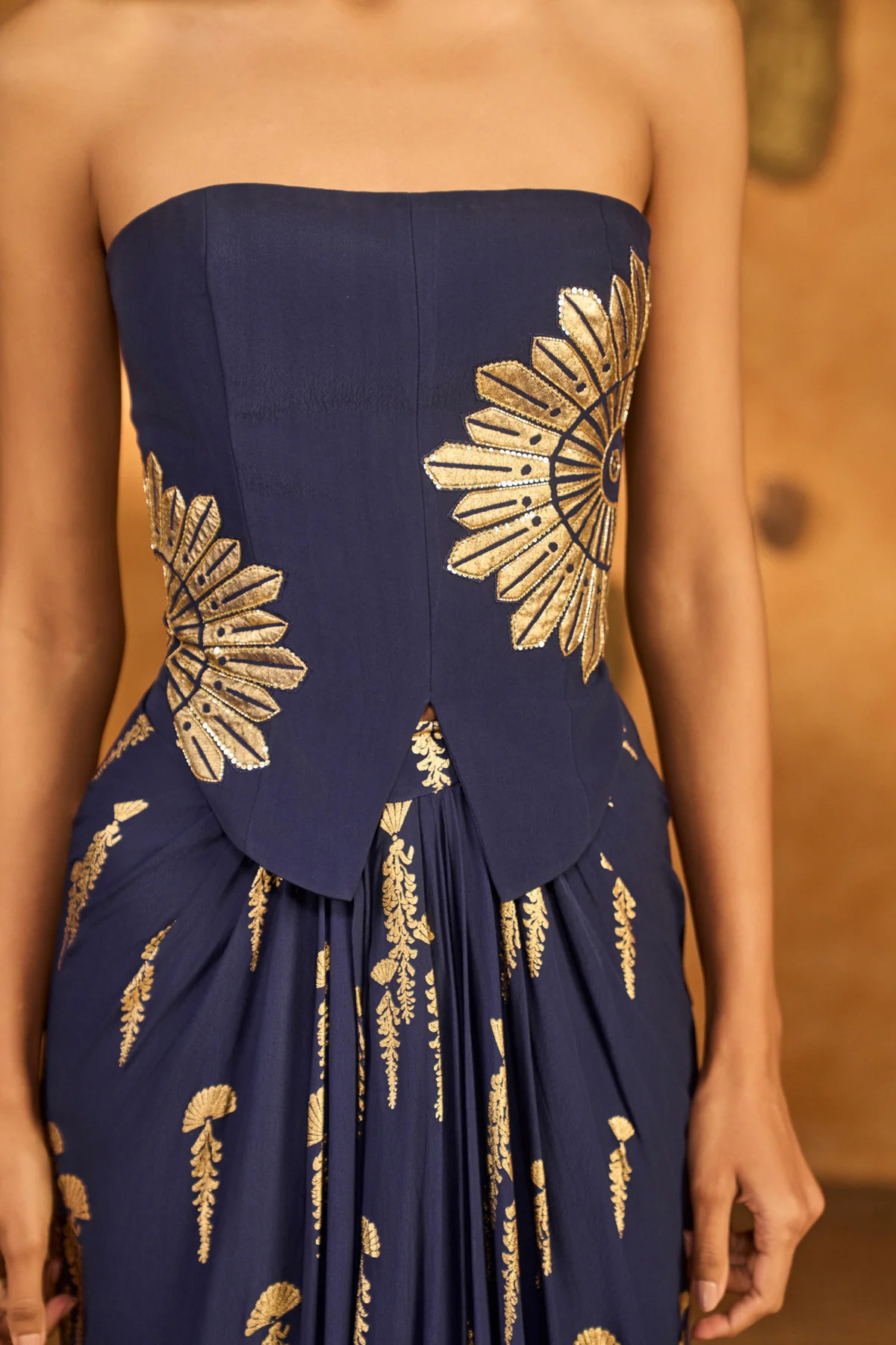 Navy Blue Cherry Vine Fusion Set - Image 6